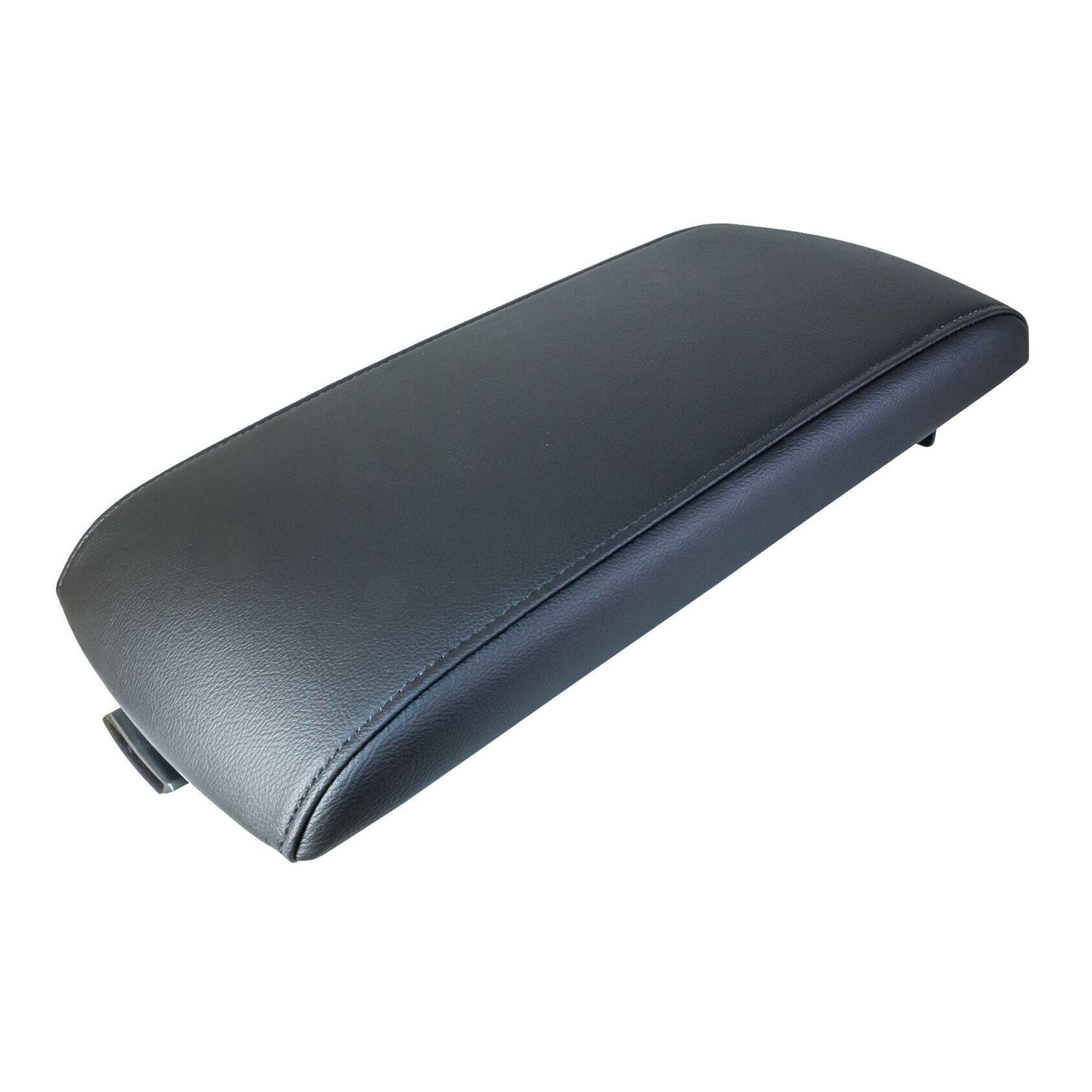 For 13-19 Ford Flex Black Armrest Center Console Lid Cover Leather Latch