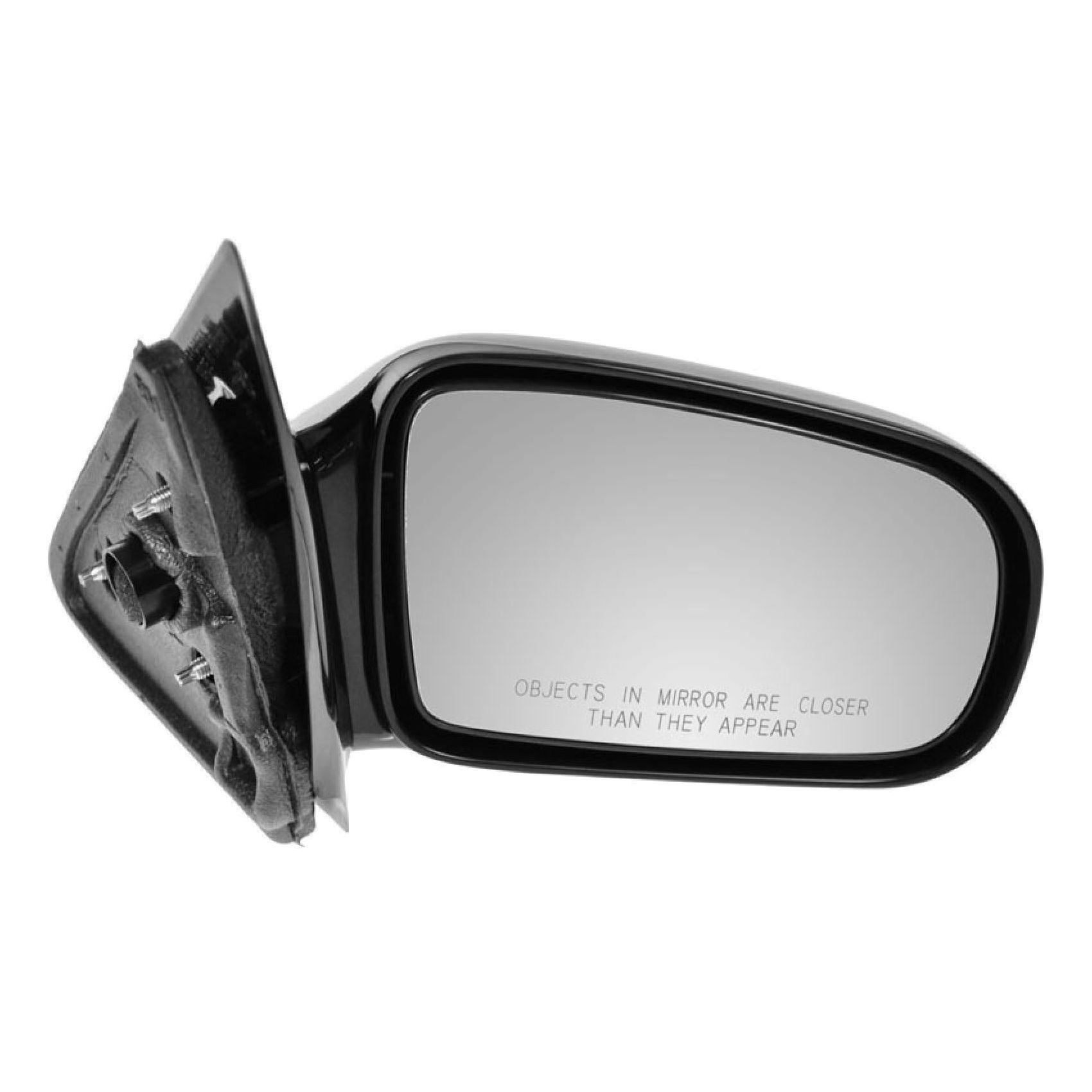 Black Manual Mirror Right Passenger For Chevrolet Pontiac 2 Door