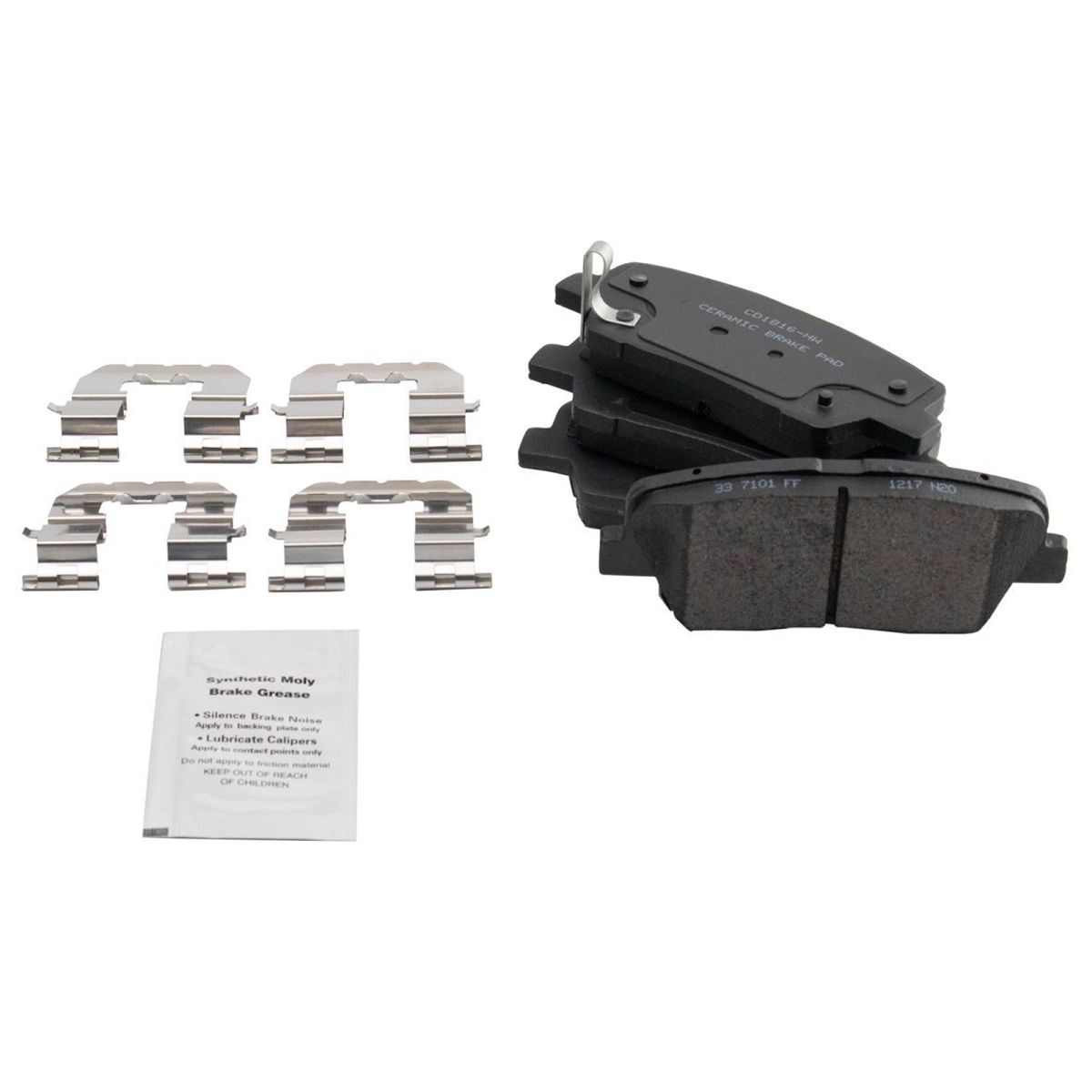 For Hyundai Kia Rear Posi Ceramic Brake Pad & Performance Rotor Kit