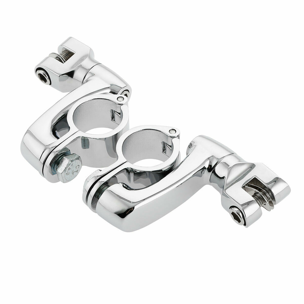 22mm 25mm 32mm 35mm Highway Foot Pegs Mount Clamps Fit For Harley Touring Chrome