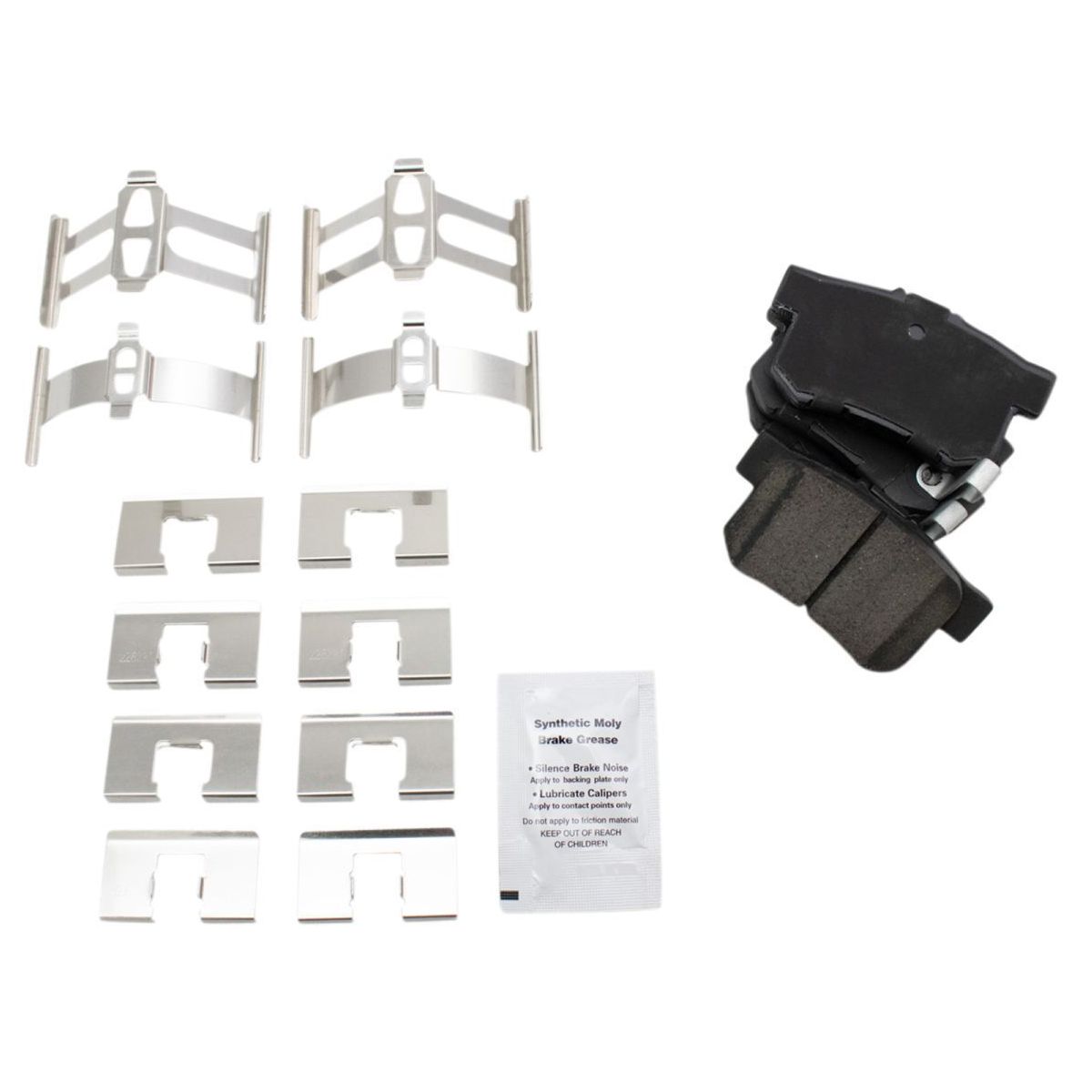 For 2004-2008 TSX Base Rear Posi Ceramic Brake Pads & E-Coated Rotors Kit Set