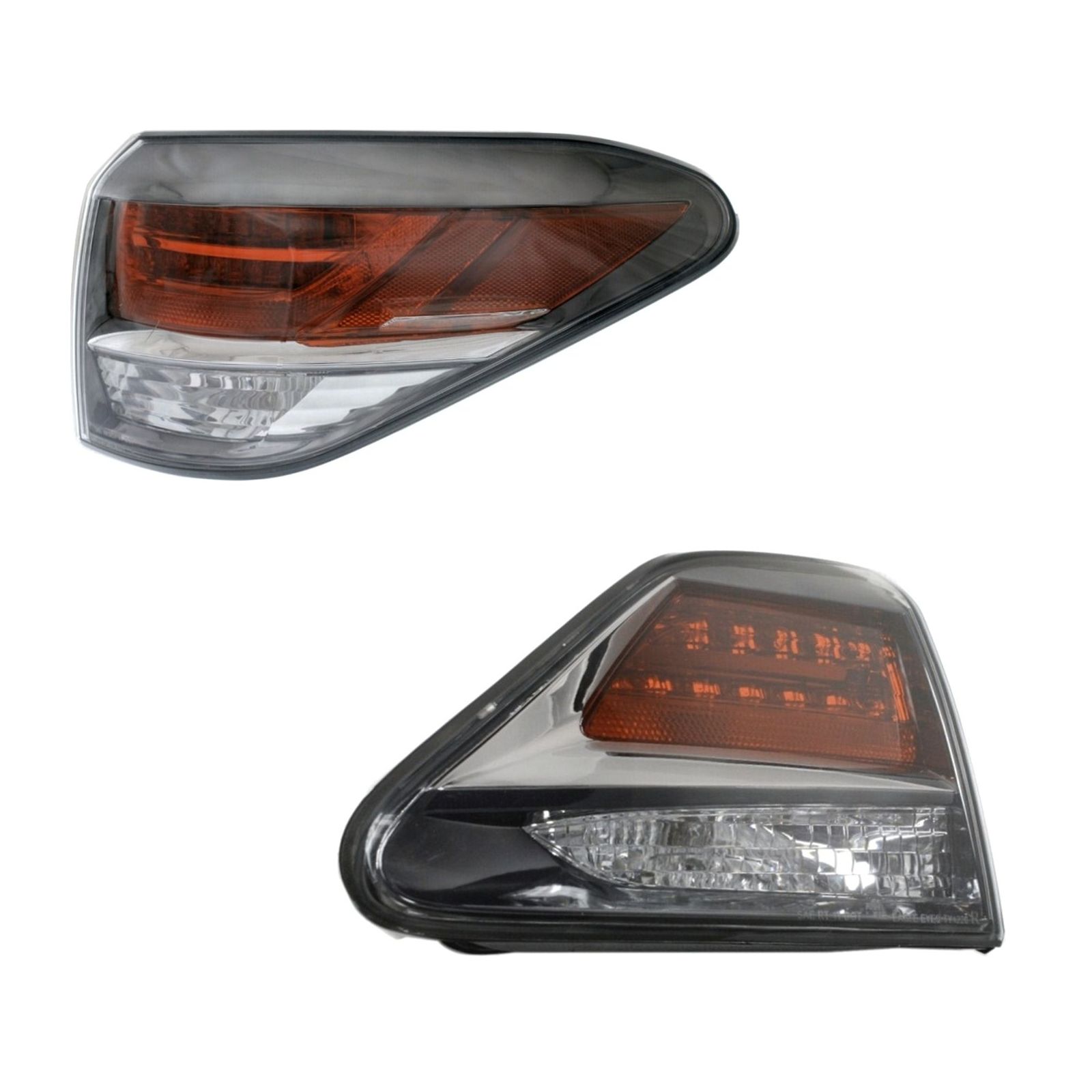 Tail Lights Taillights Taillamps Brakelights Set Of 2 Passenger Right Side Pair