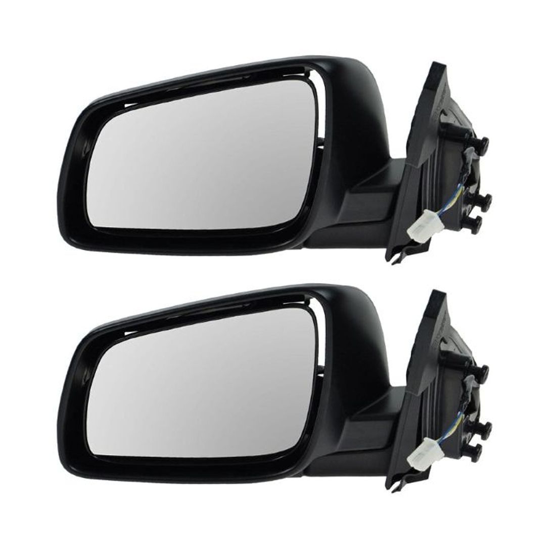 2 Sets Of - Mirror Power Driver Left For Mitsubishi 2008-2014 Lancer Evolution