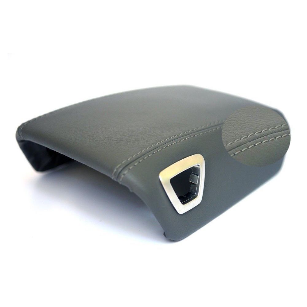 Console Armrest Cover Leather Synthetic For Volvo V70/S60/V70XC/X​C70 05-07 Gray