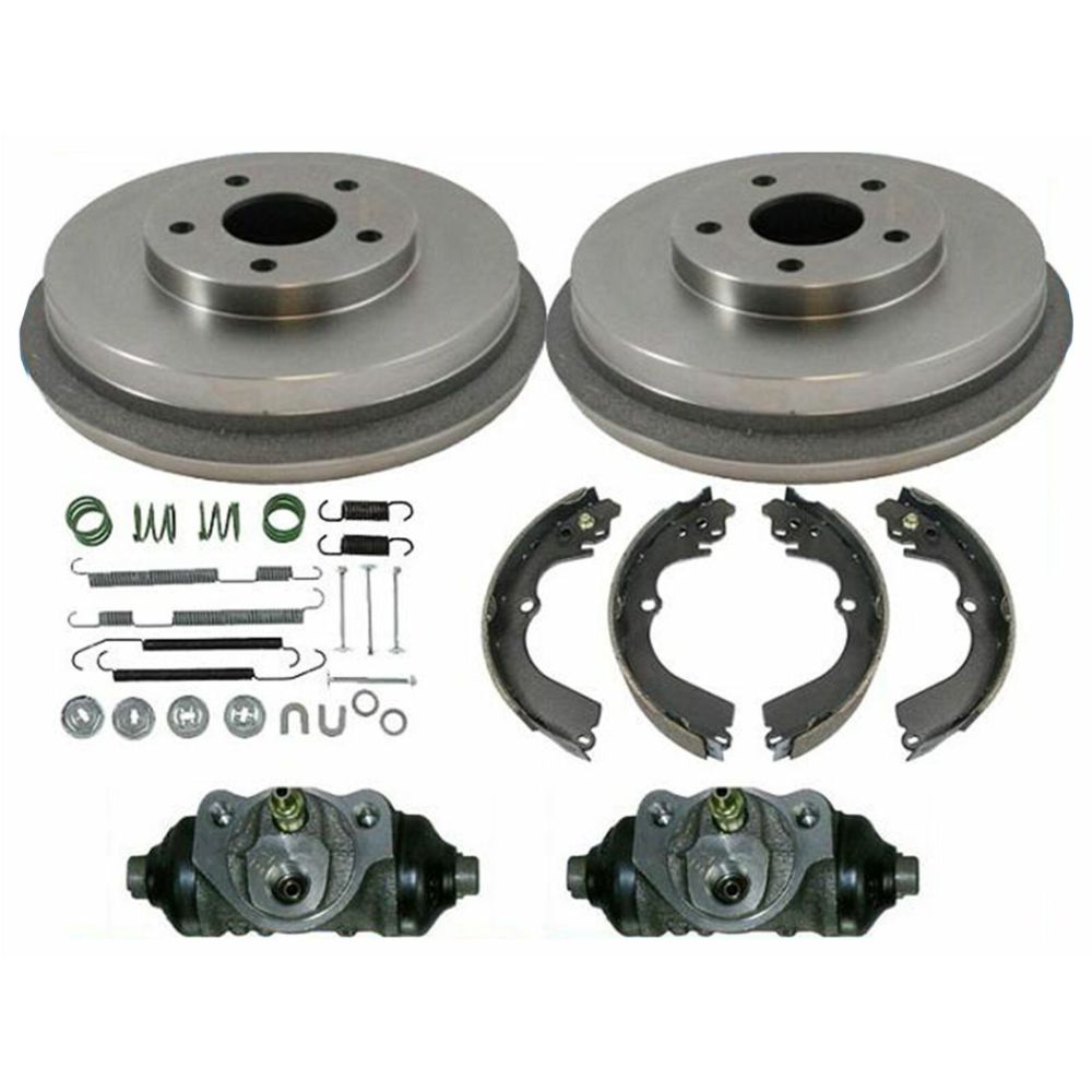Drums Brake Shoes Wheel Cyl For Forester Impreza Only With 4Wheel ABS