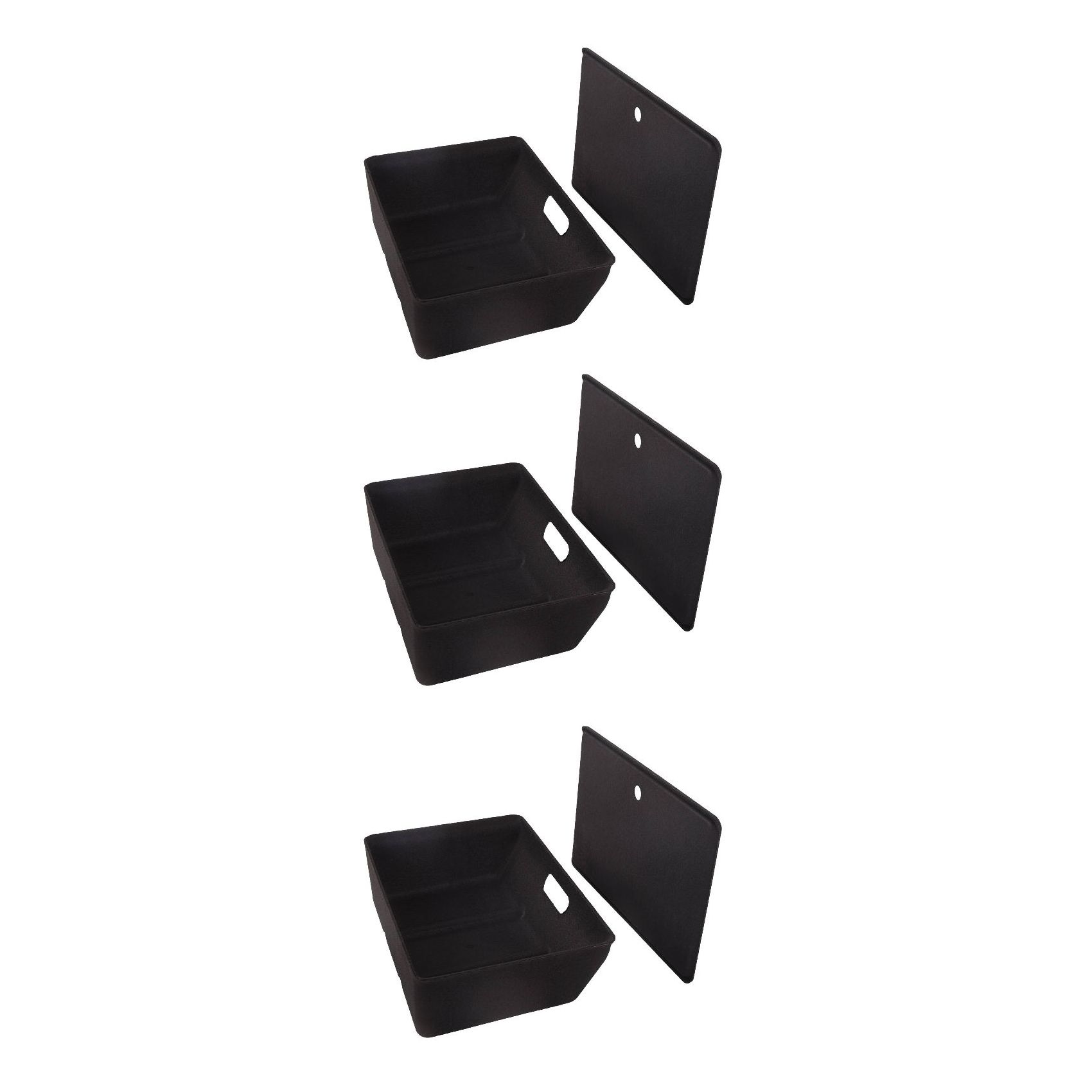 3 Sets Of - For Tesla 2020-2022 Y Sport Utility Under Seat Storage Tray Organizer Box
