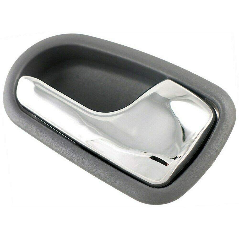 Inner Interior Inside Chrome & Gray Door Handle Pair Set For Mazda 626 Protege