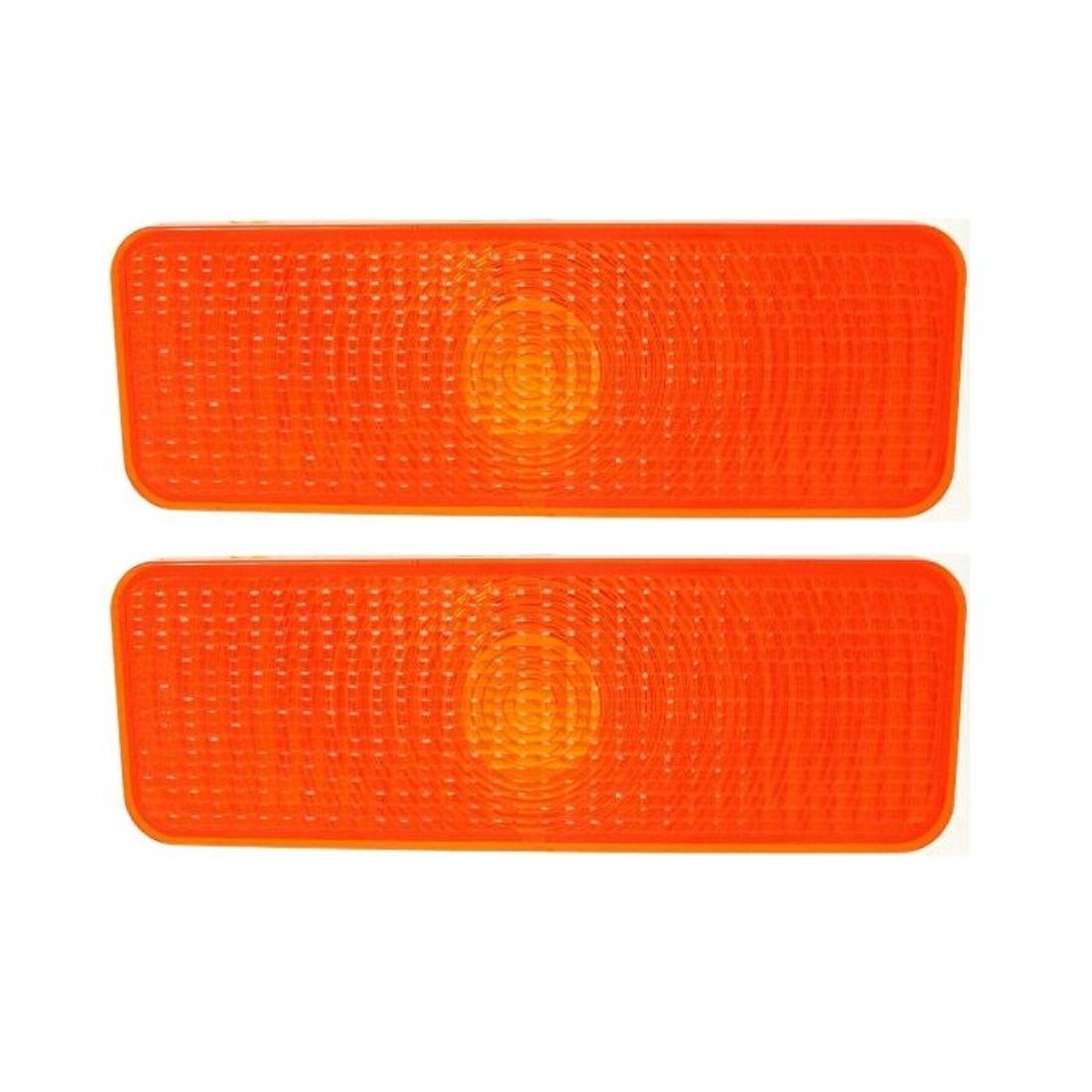 2 Sets Of - Front Parking Turn Signal Light Lens LH Or RH For Bronco F100 F150 F250
