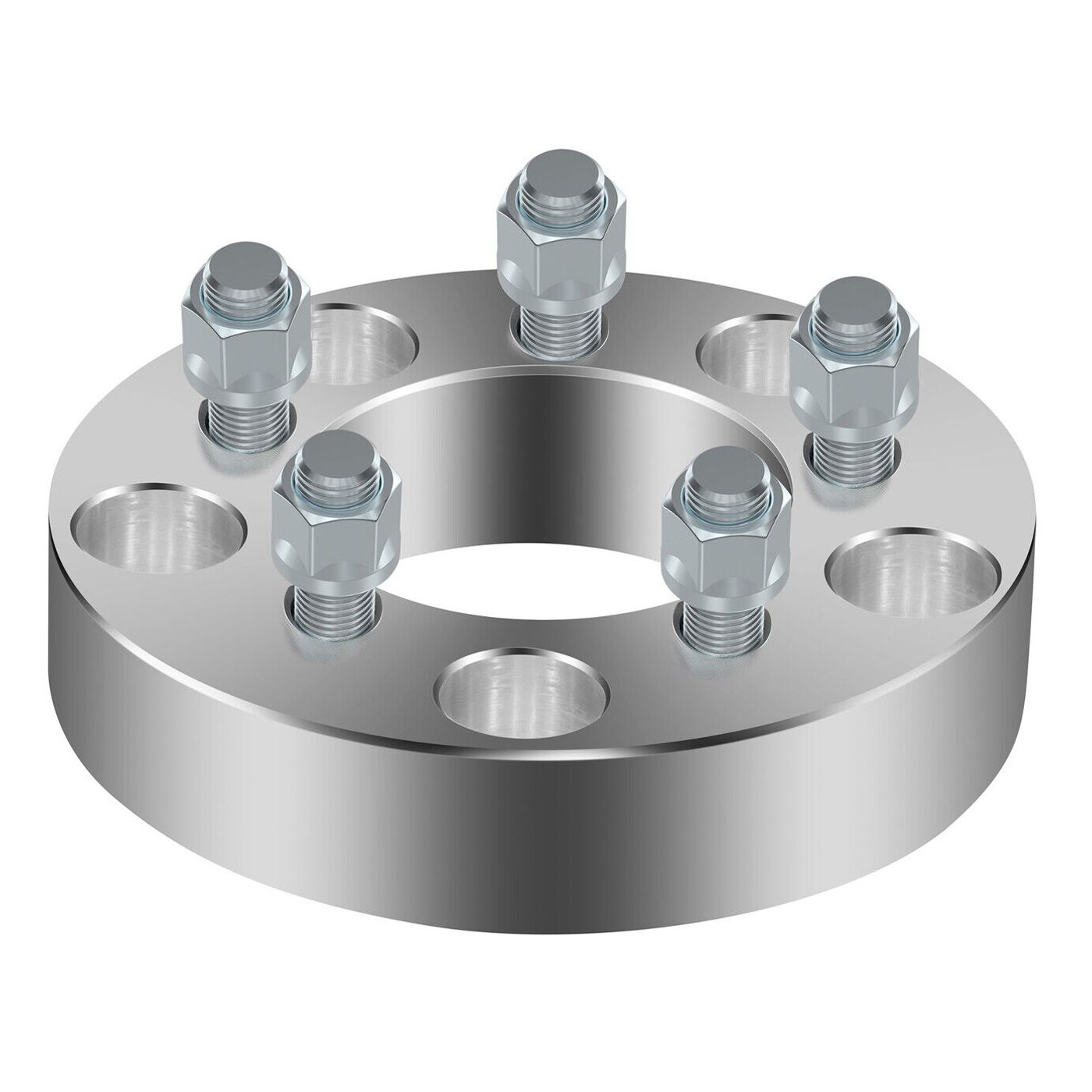 For 03-05 E-150 Club Wagon 2X 1.5" Wheel Adapters 5x5.5 To 5x4.5 1/2" Studs