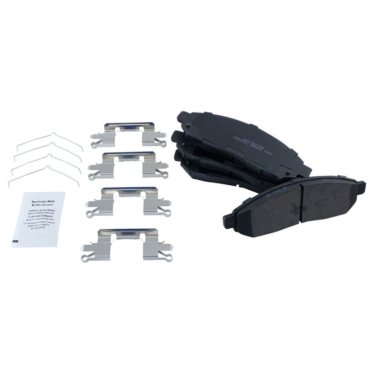 For 09-21 Nissan Frontier PRO-4X Front Ceramic Brake Pad & Rotor Kit W/Fluids