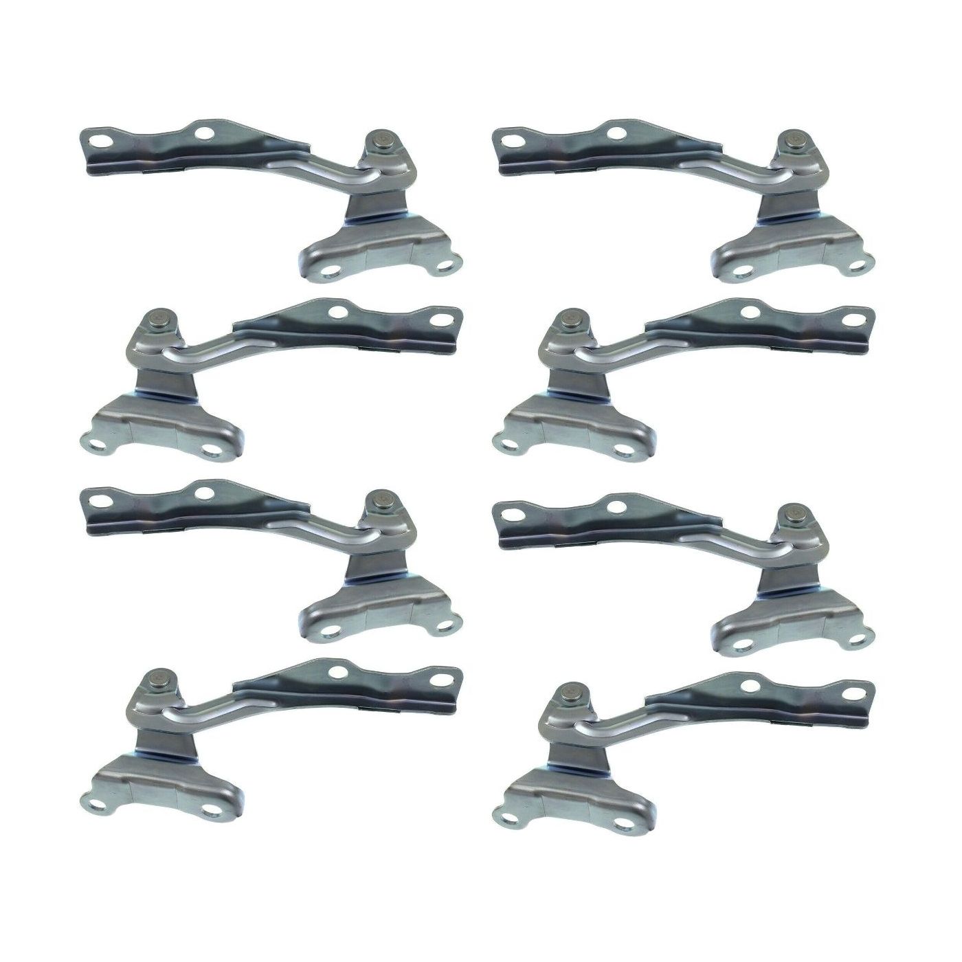 8 PCS - For 06-11 Rio 06-11 Rio5 Set Hood Hinges Driver & Passenger Side LH RH