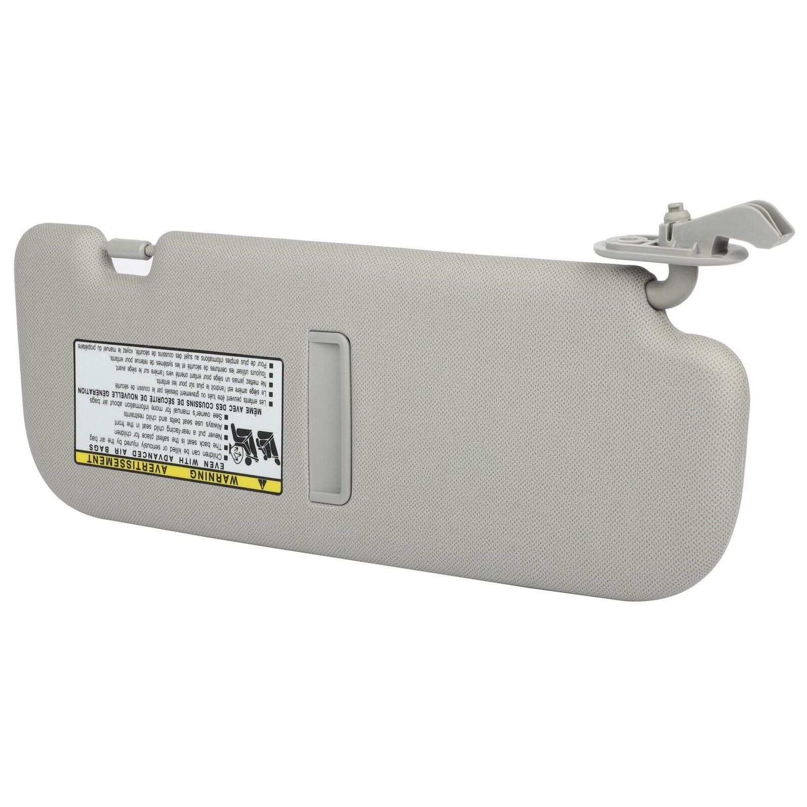 Sun Visor For 2011-2015 Elantra GLS Sedan Md Gray Left Driver Side 852103X000Tx