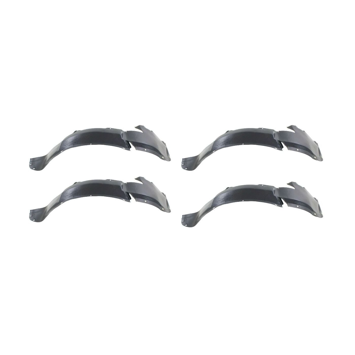 4 Sets Of - Splash Shield For 1996-2000 Chrysler Sebring Convertible Front Passenger