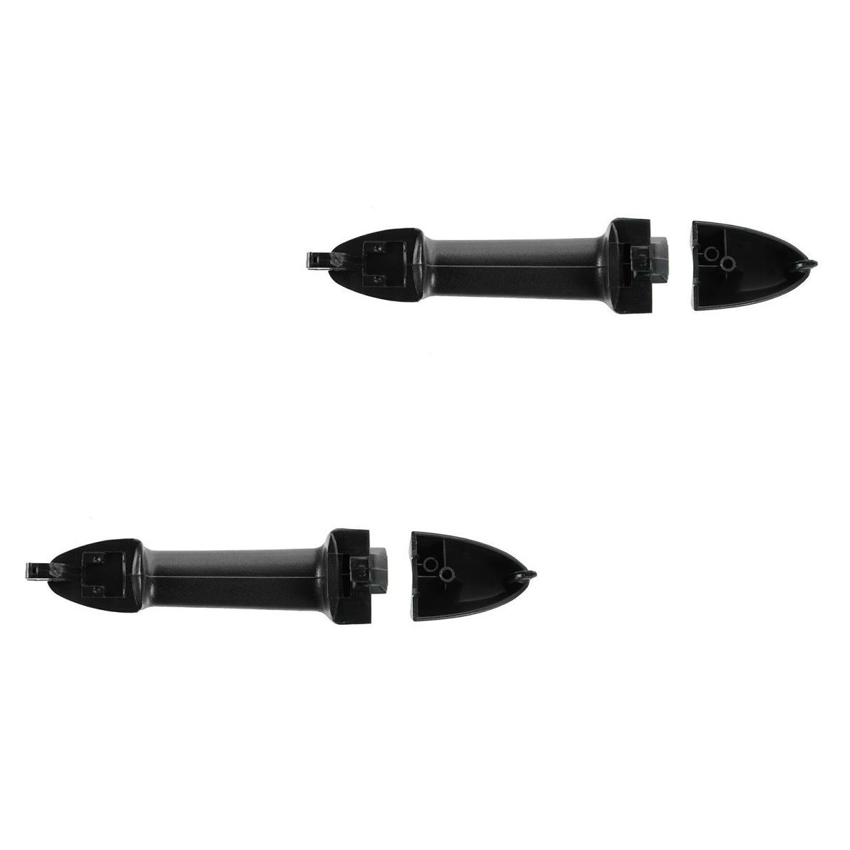 Door Handles Exterior Outside Textured Black Pair Set For 01-12 Escape Hybrid