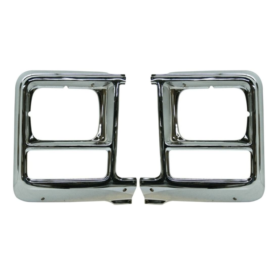 Headlight Set Door For Chevrolet GMC Left & Right W/ Parking Light Hole 2Pc