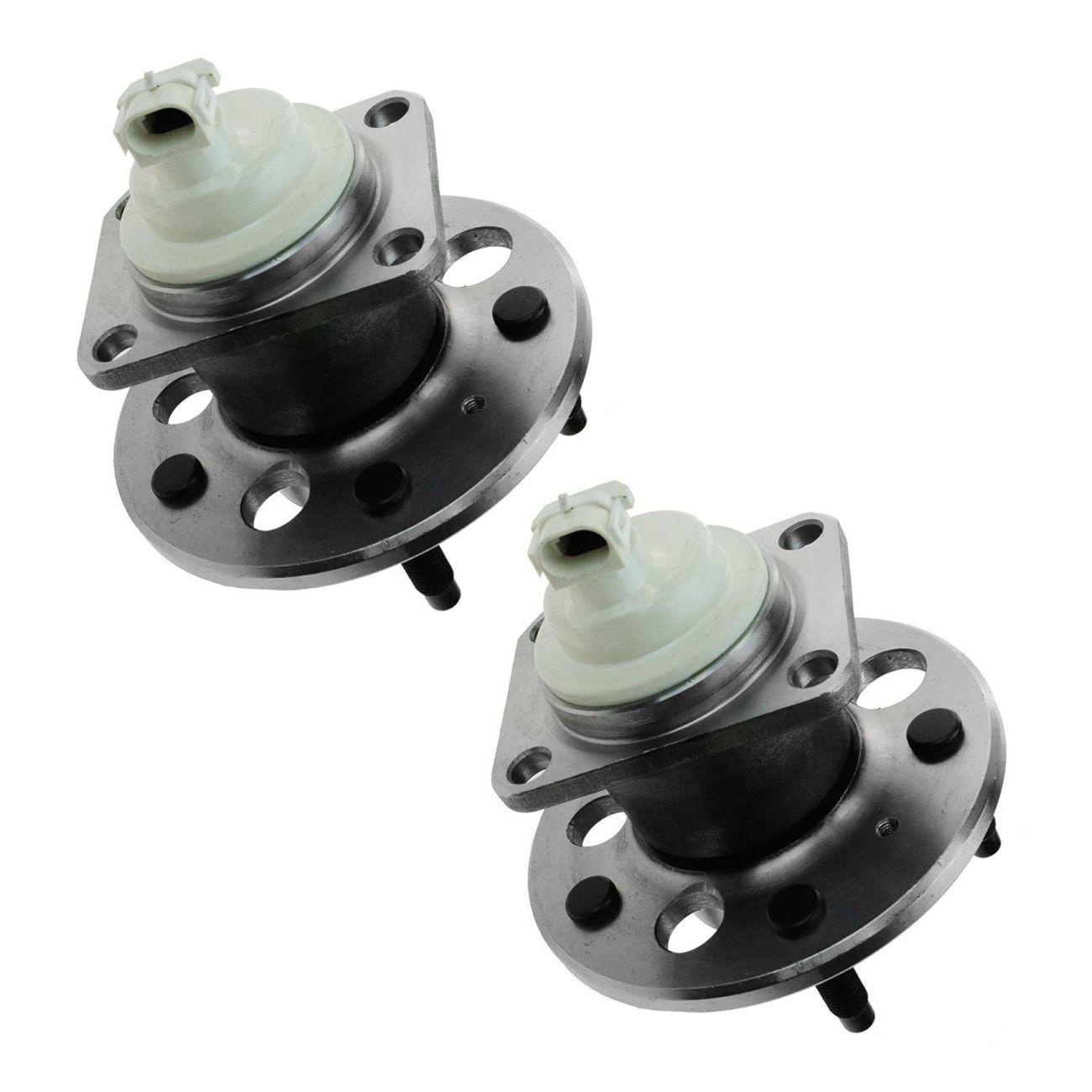 Rear Wheel Hubs & Bearings Set Of 2 For Buick Chevy Olds Pontiac W/ ABS