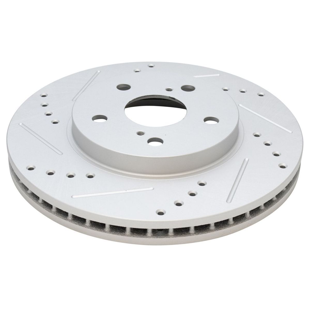 Front & Rear Performance Brake Rotor Drilled Slotted & Ceramic Pad Kit