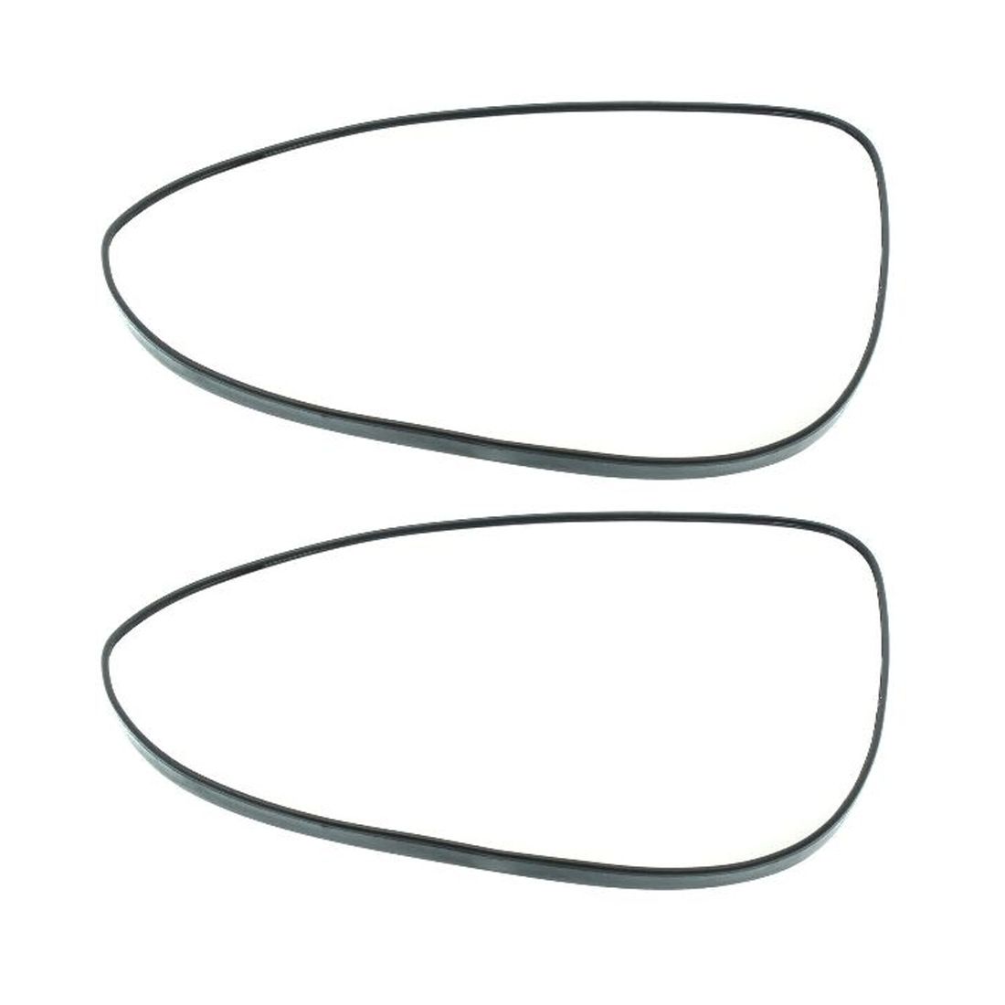 2 Sets Of - Mirror Glass Driver Left Side Heated For 2012-2020 Chevrolet Sonic LH