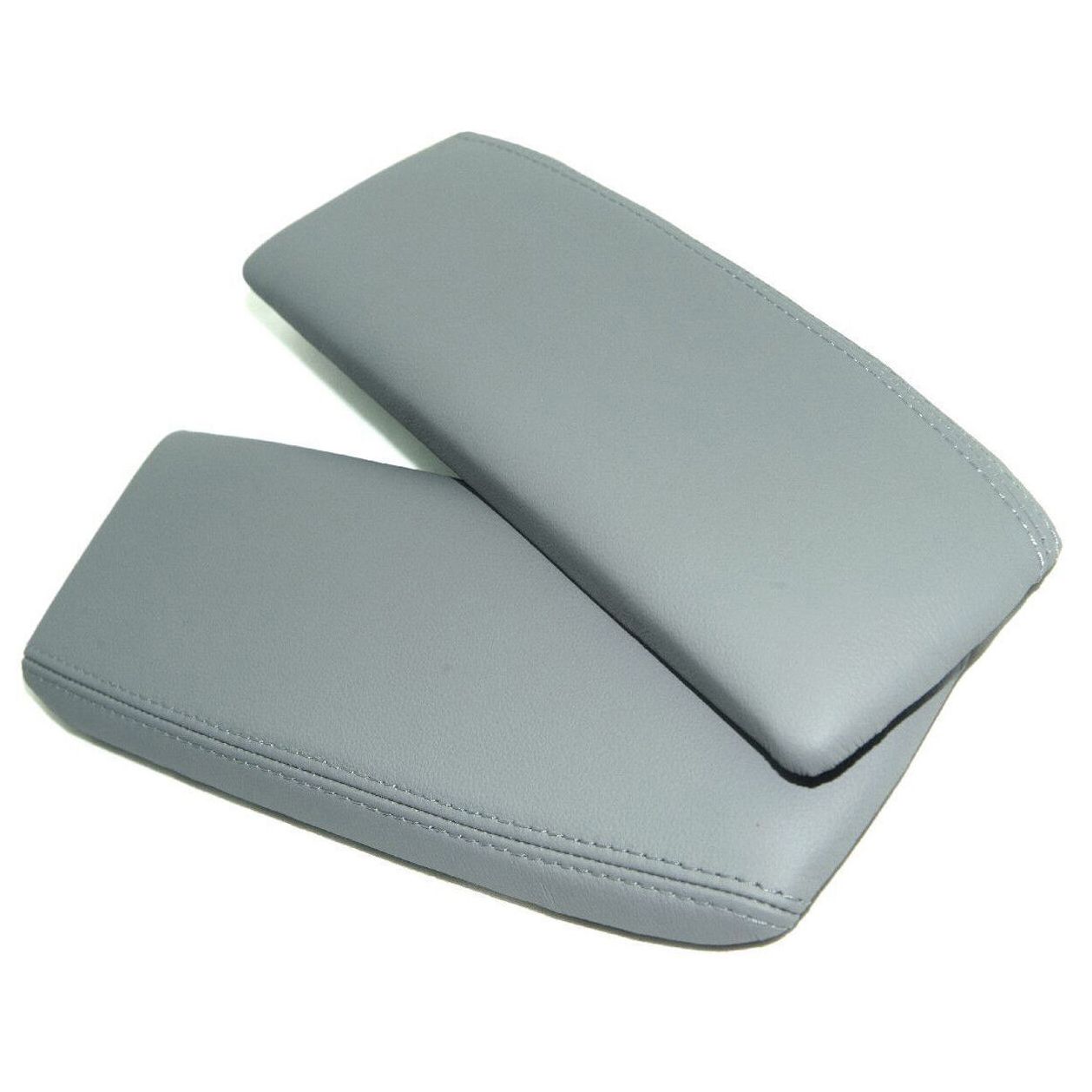 Center Console Armrest Leather Synthethic Cover For 05-12 Acura RL Sedan Gray