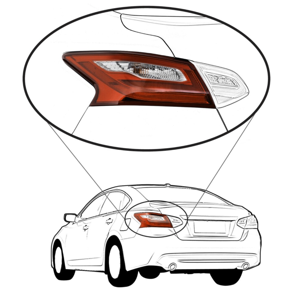 Tail Lights Taillights Taillamps Brakelights Set Of 2 Driver Left Side Hand Pair