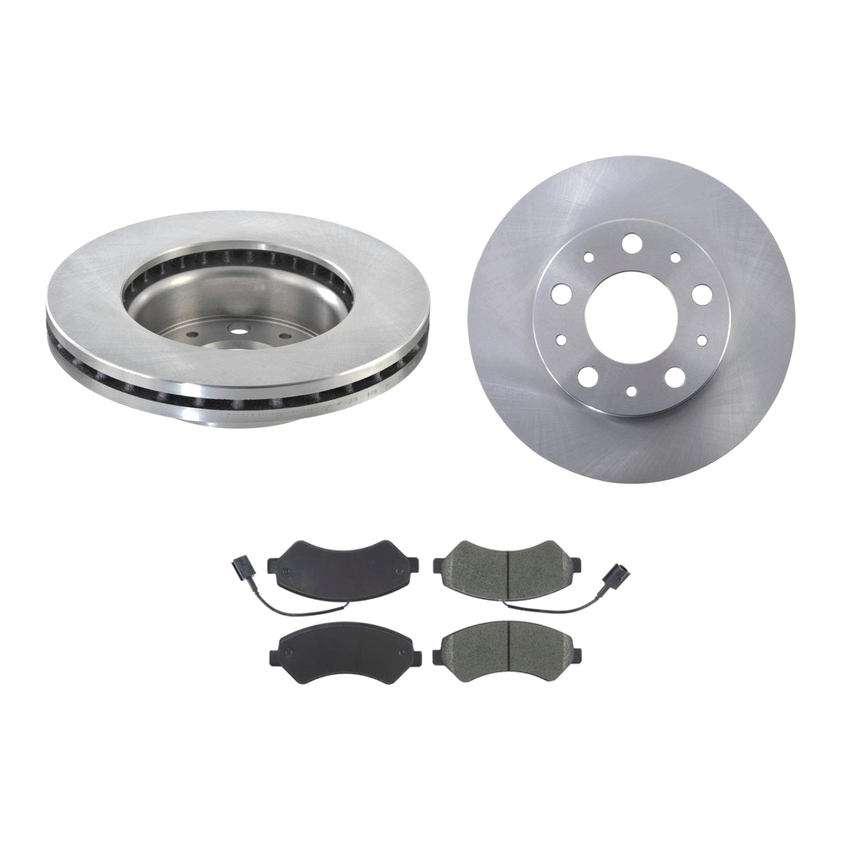 Front Brake Rotors Pads For 15-18 Ram ProMaster 2500 Base Cab & Chassis 3pc