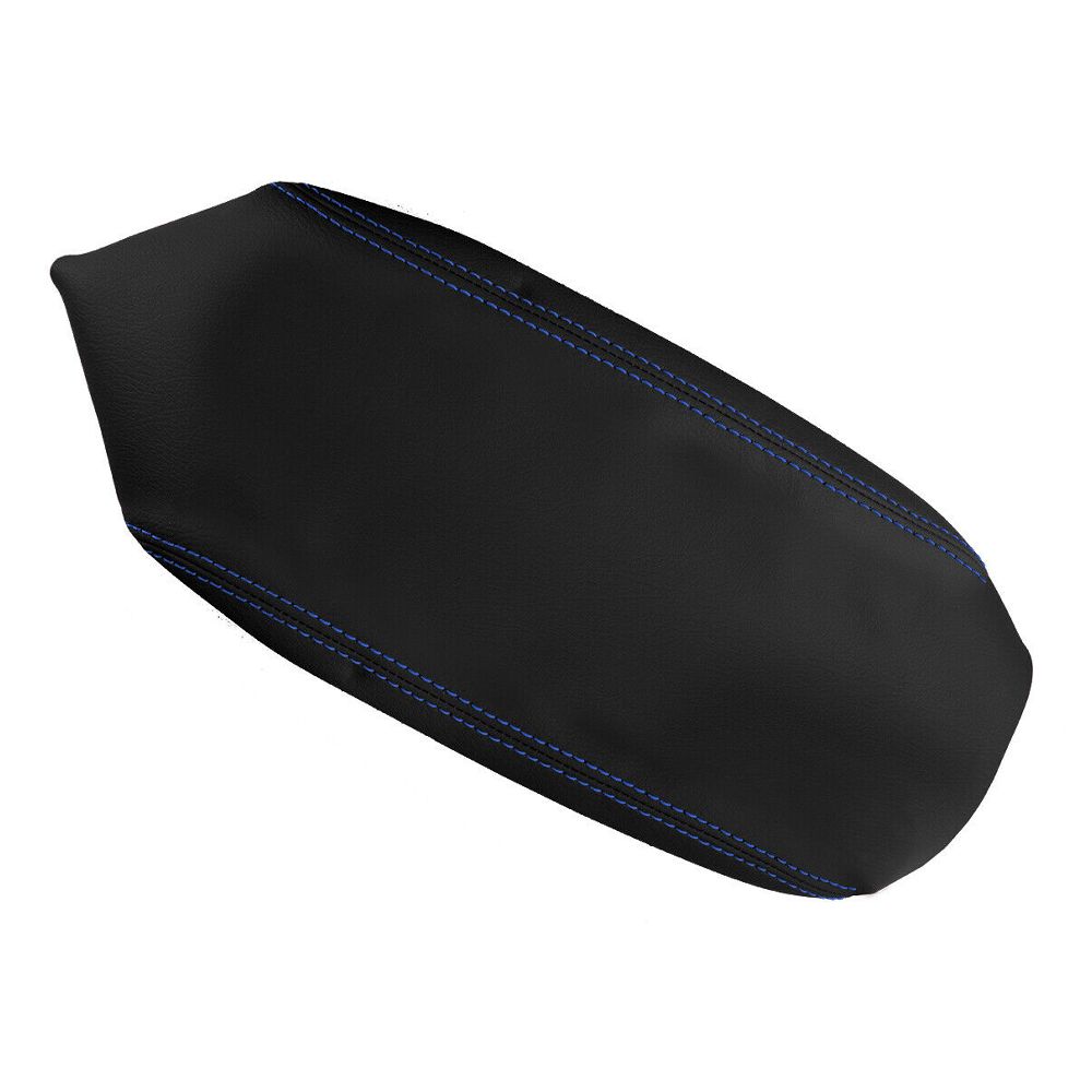 Console Lid Armrest Cover Leather For Dodge 2000-2005 Neon Sedan Blue Stitch