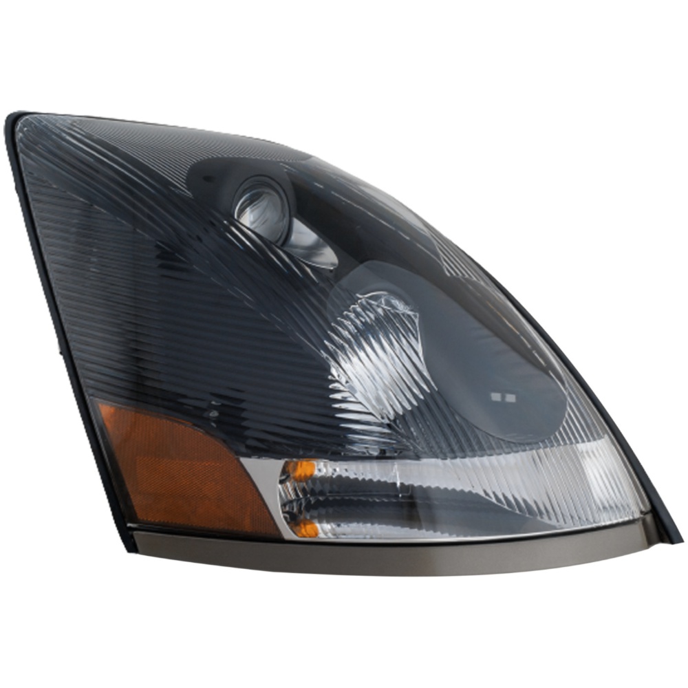 Headlight For Volvo 04 VN 04-17 VNL 04-17 VNM Right Black Housing With Bulb