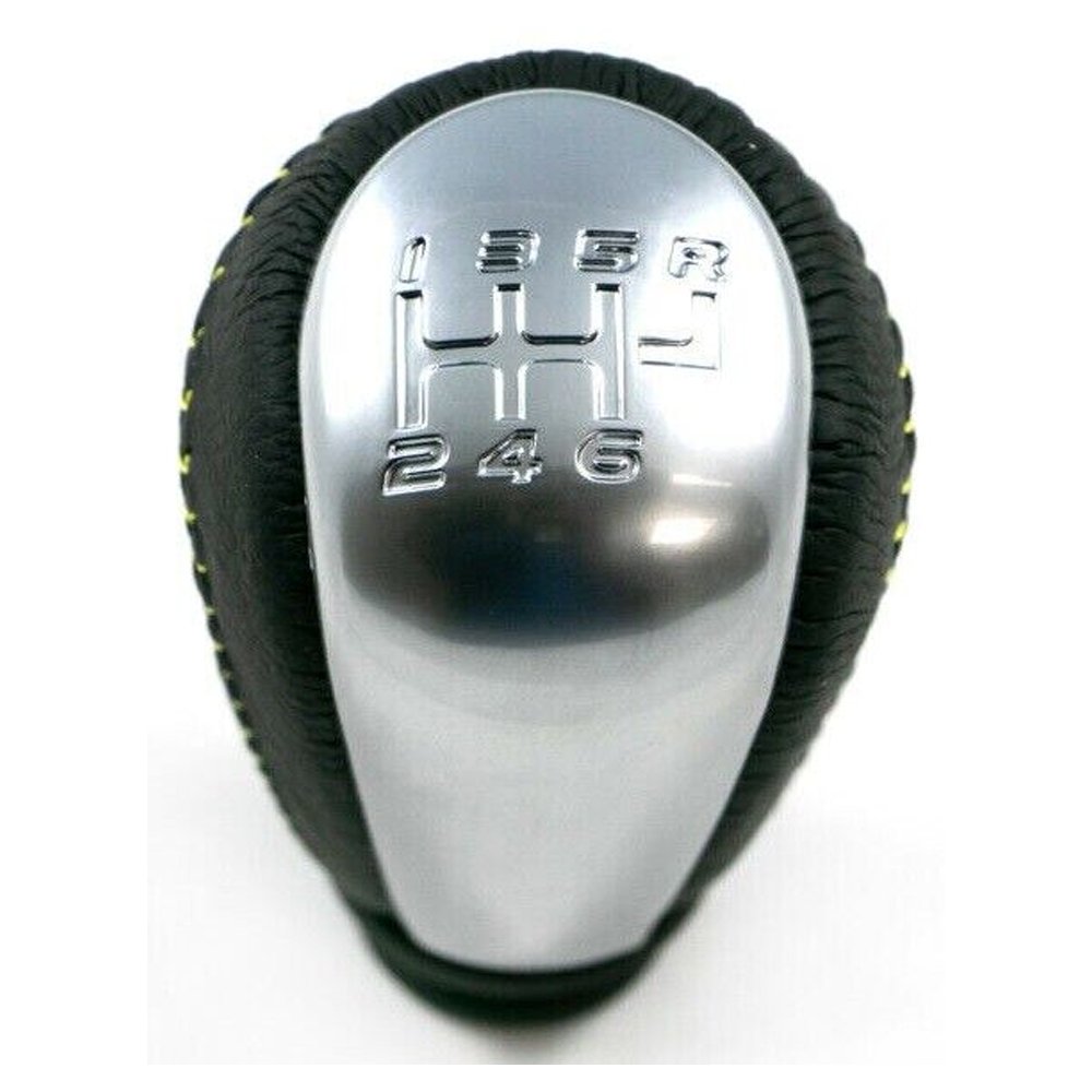 For 04-06 Pontiac Gto 6-Speed Manual T56 Shift Knob & Boot Yellow Stitching