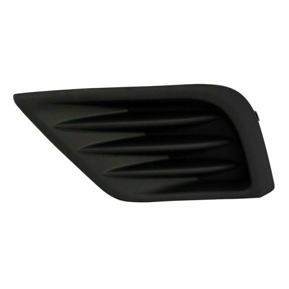Front Fog Light Cover Left & Right Side Textured For Nissan 16-18 Nissan Altima