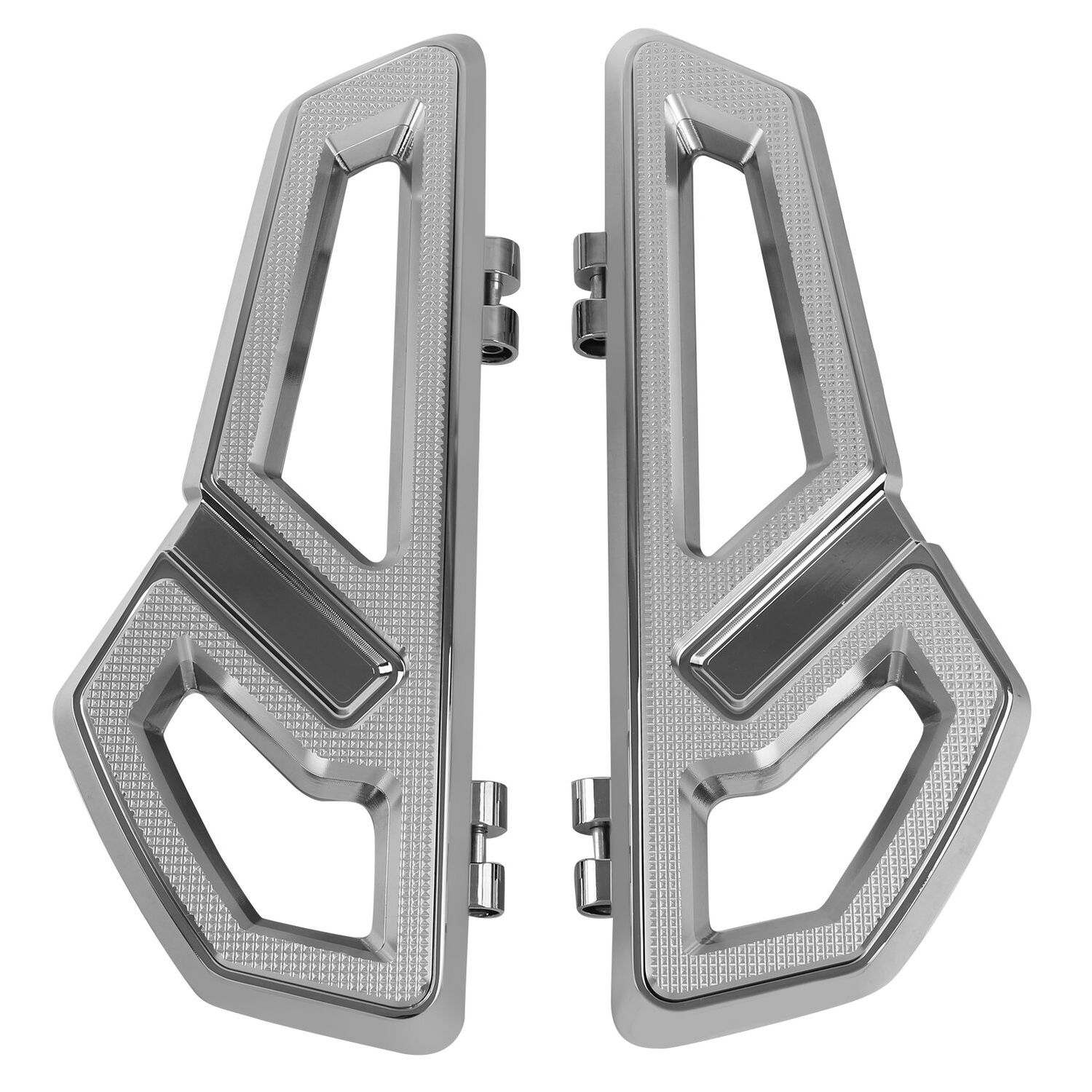 For 11-13 Harley-Davidson Blackline Chrome Front Driver Floorboard Footboard