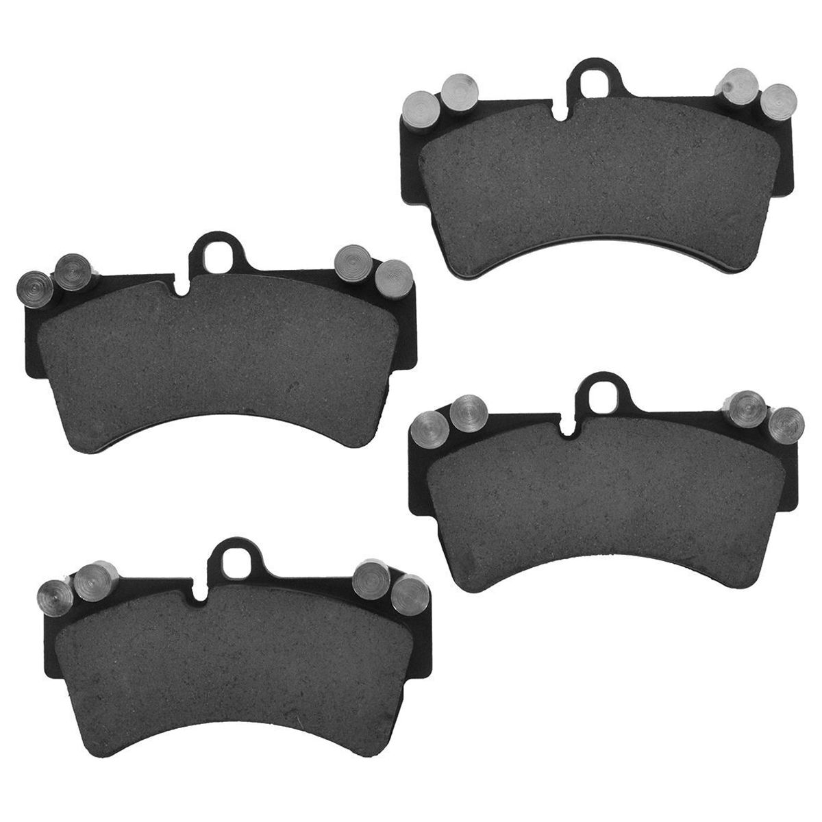 For Audi Porsche VW Brake Rotor Coated & Ceramic Pad Front Rear Kit W/Fluids