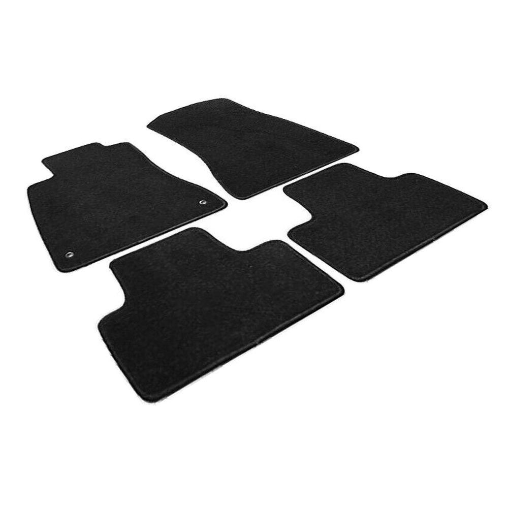 For 06-13 Lexus IS250 Base Sedan Black Nylon Floor Mats Carpet Front Rear 4PC
