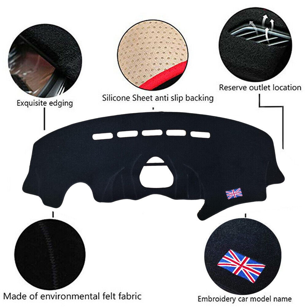 2 Sets Of - UK Flag Dashboard Dash Mat Anti-Sun Cover Pad R60 R61 Countryman