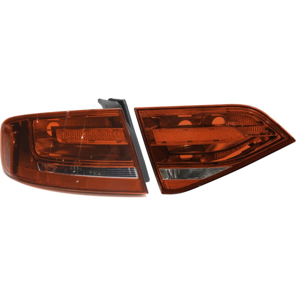 Tail Light For Audi A4 A4 Quattro S4 Set Of 2 Driver Side Inner And Outer