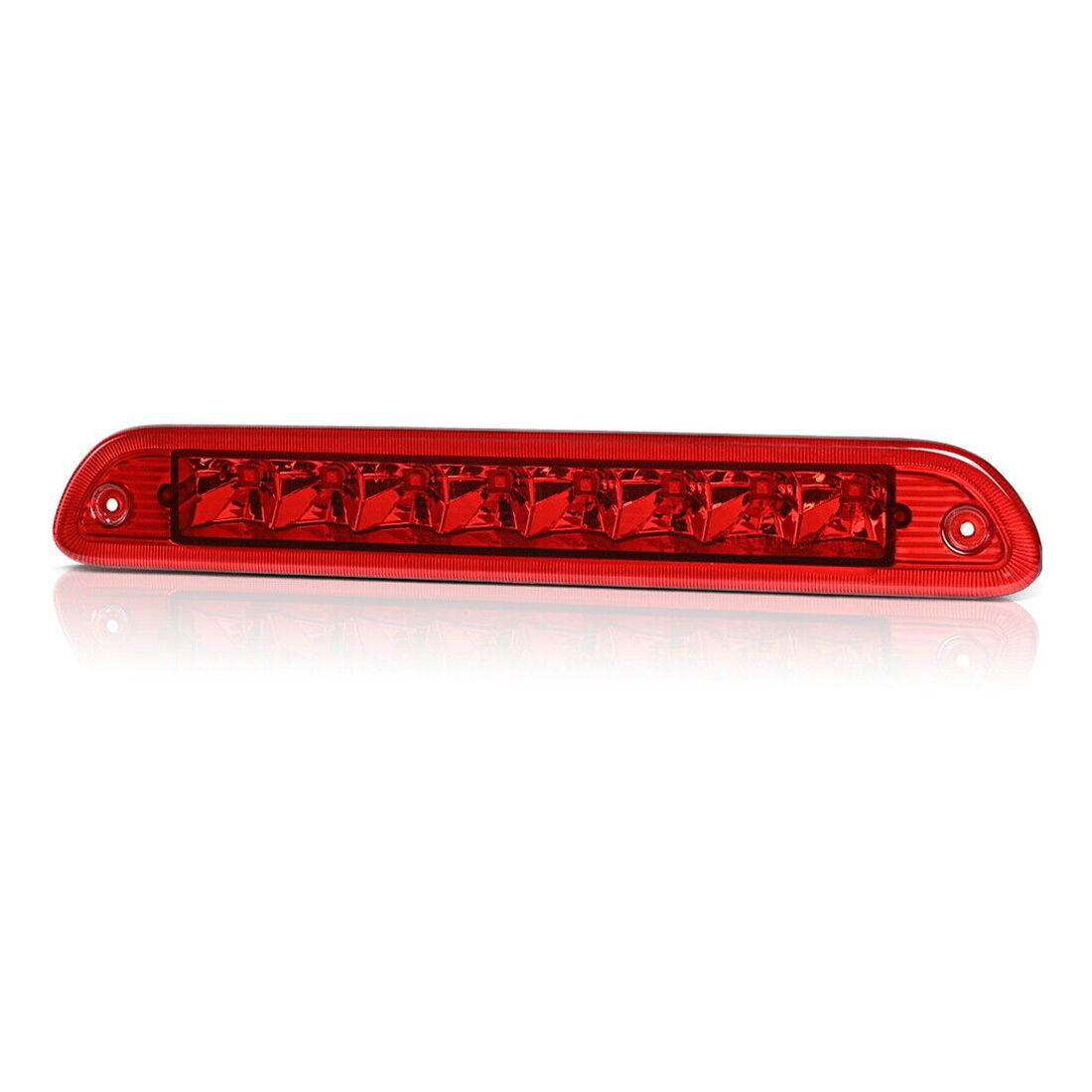 Fits 2001-2007 Ford Escape/Mariner [Chrome/Red] LED Third 3rd Brake Light Lamp