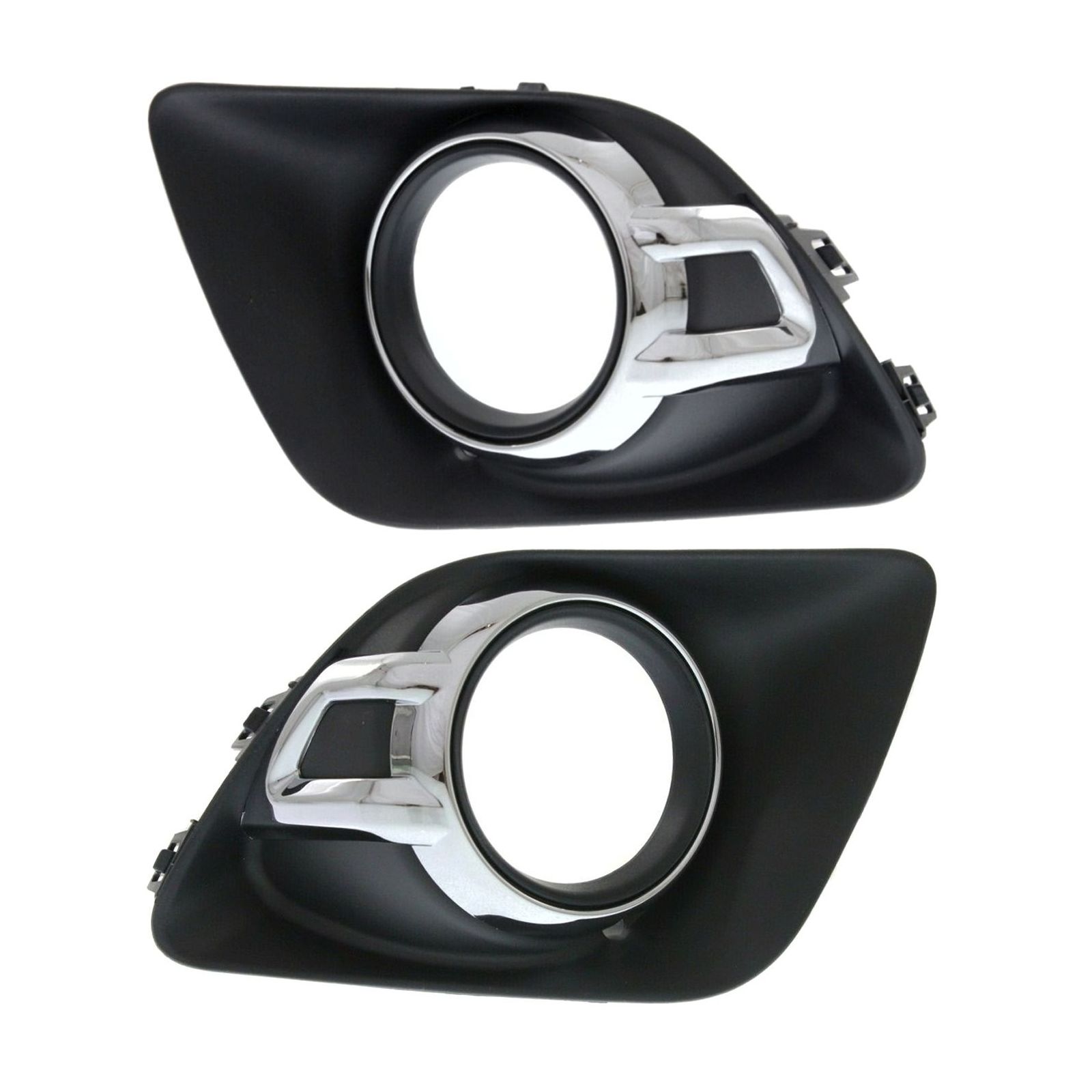 Fog Light Trims Driving Lamp 2pcs Driver & Passenger Side Left Right RVR Pair