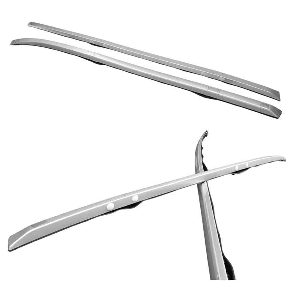Fits 12-16 Honda CRV CR-V OE Factory Style Silver Roof Rack Side Rail Bar