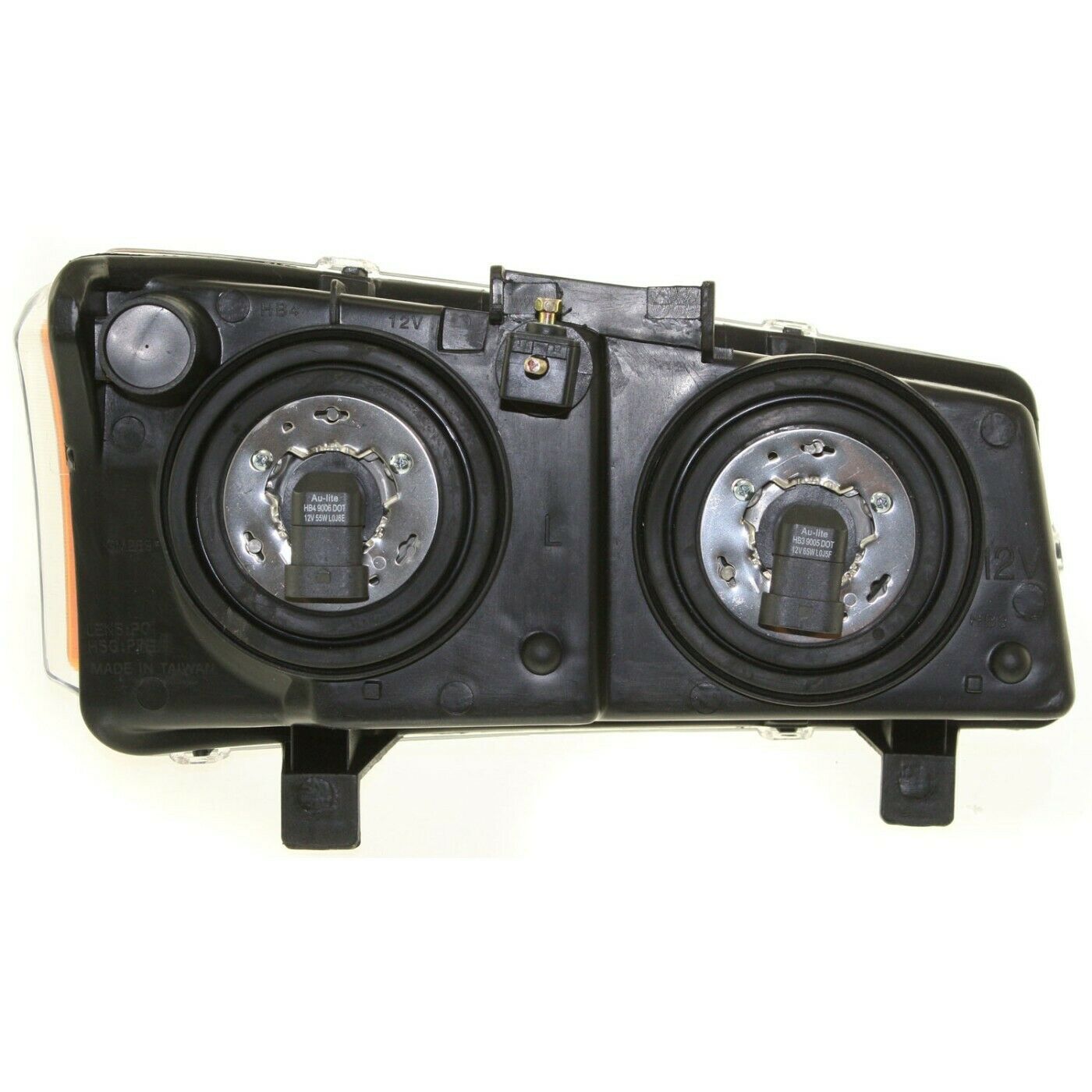 For Avalanche Classic Silverado Black Headlights+Bumper Parking Lights Lamps 4PC