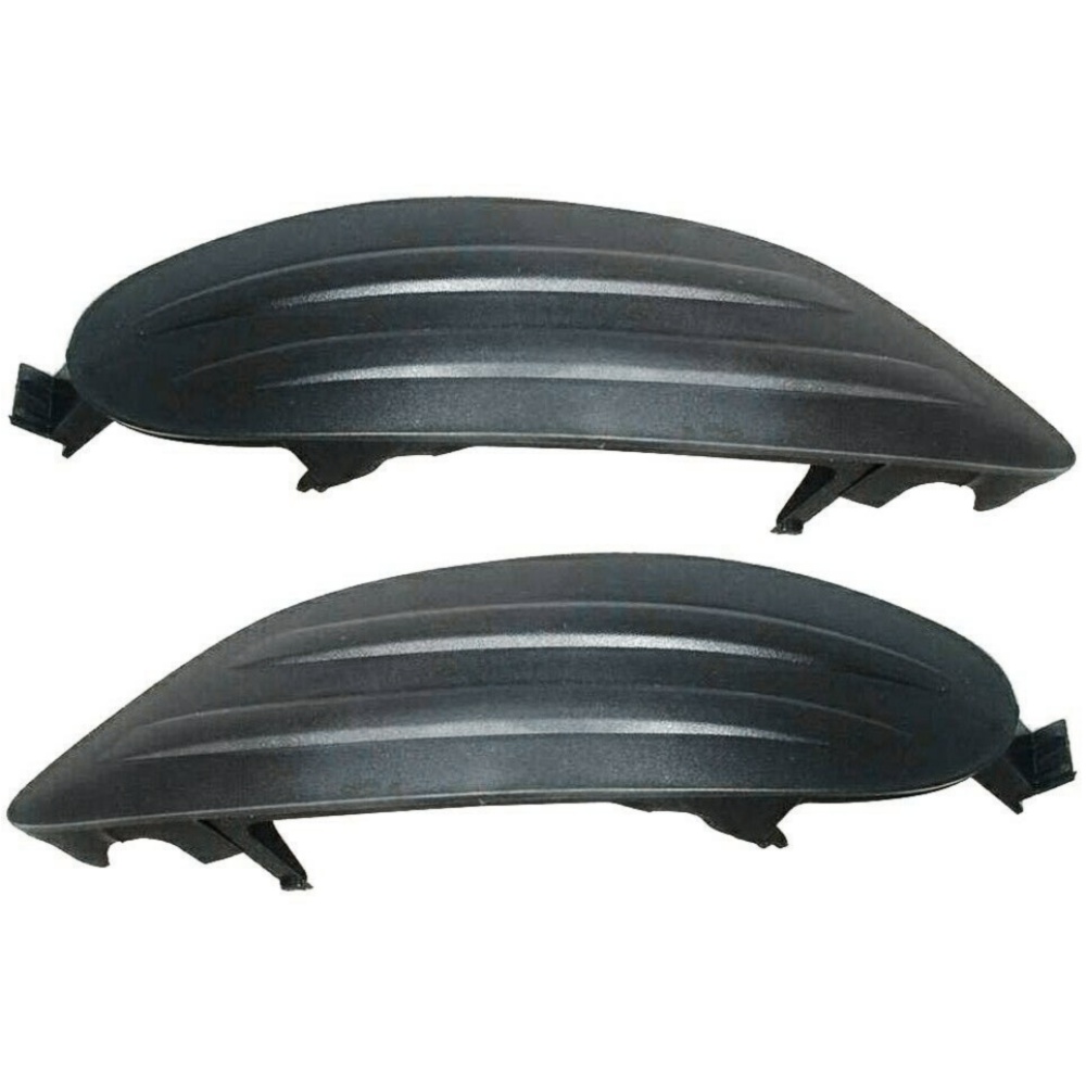 2 Sets Of - Fog Light Cover Set For Toyota 05-08 Corolla Left & Right Black Plastic