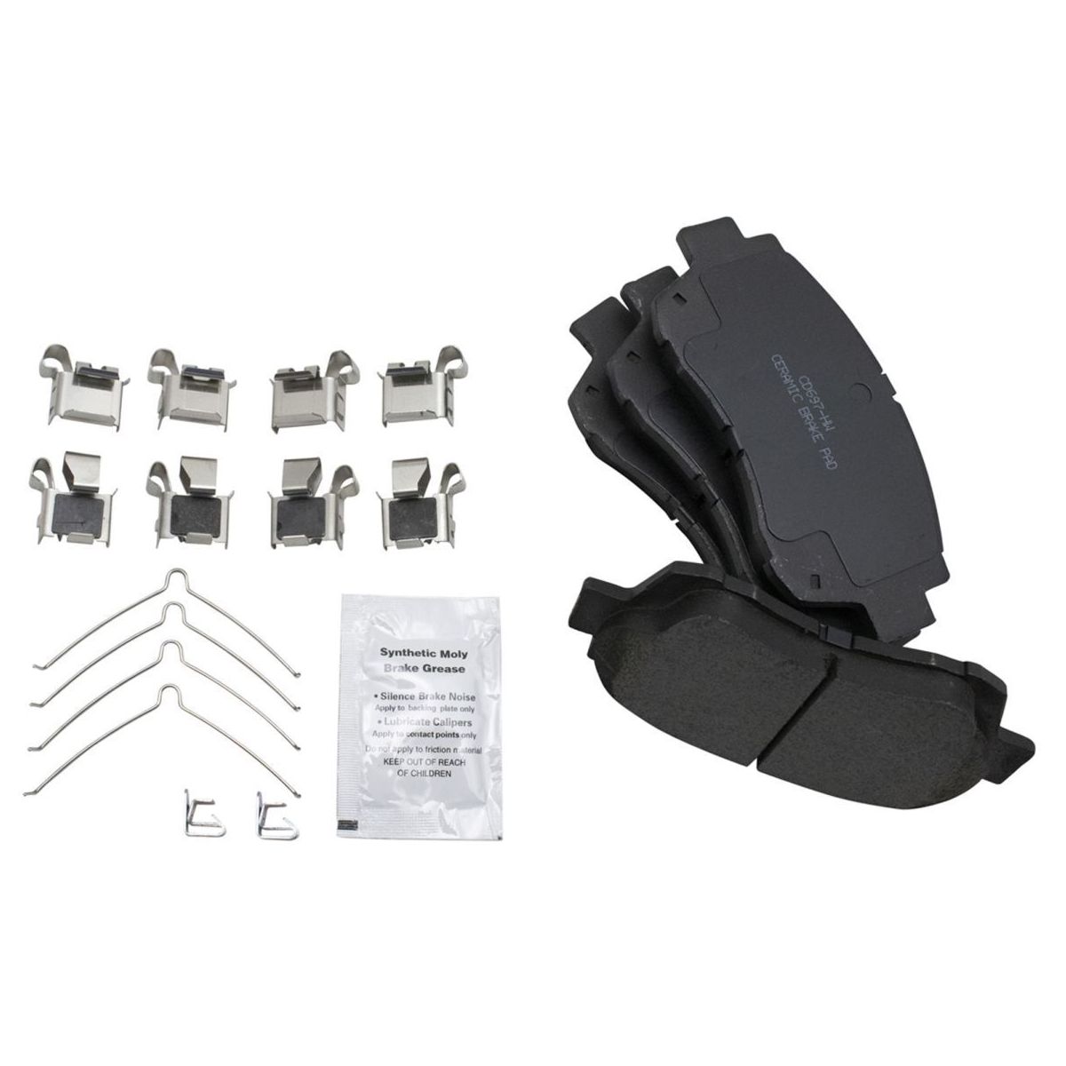 For 95-97 Toyota Avalon XLS Sedan Front & Rear Ceramic Brake Pad & Rotor Kit W/