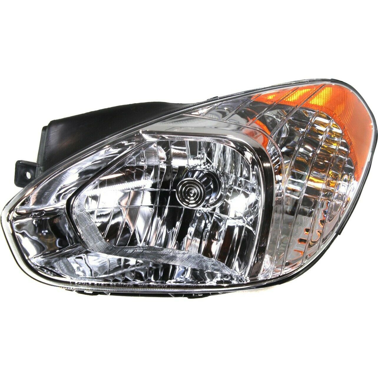 Headlight Set For 2007-11 Accent Driver & Passenger Side W/ Bulb