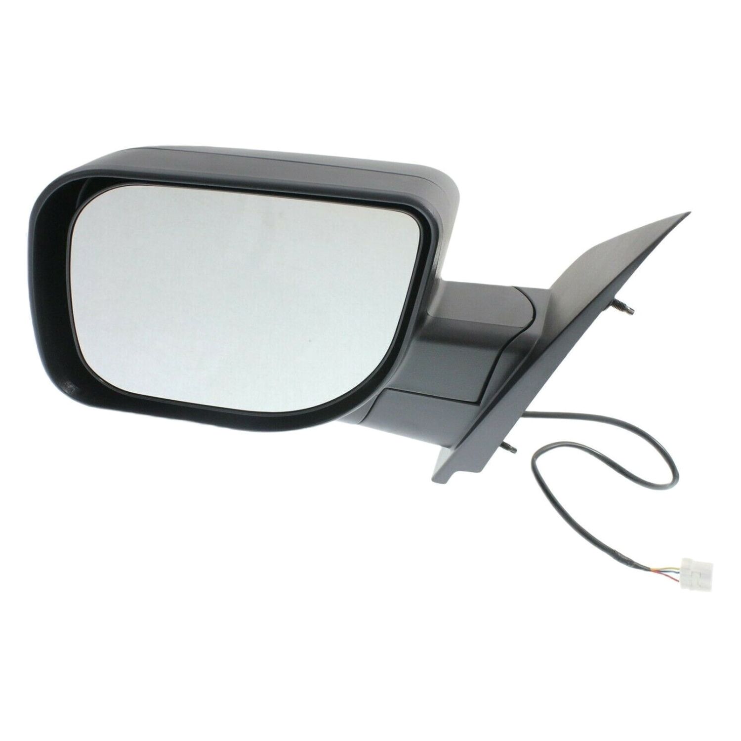 Power Mirror For 2004-2015 Nissan Titan Left Textured Black Manual Folding