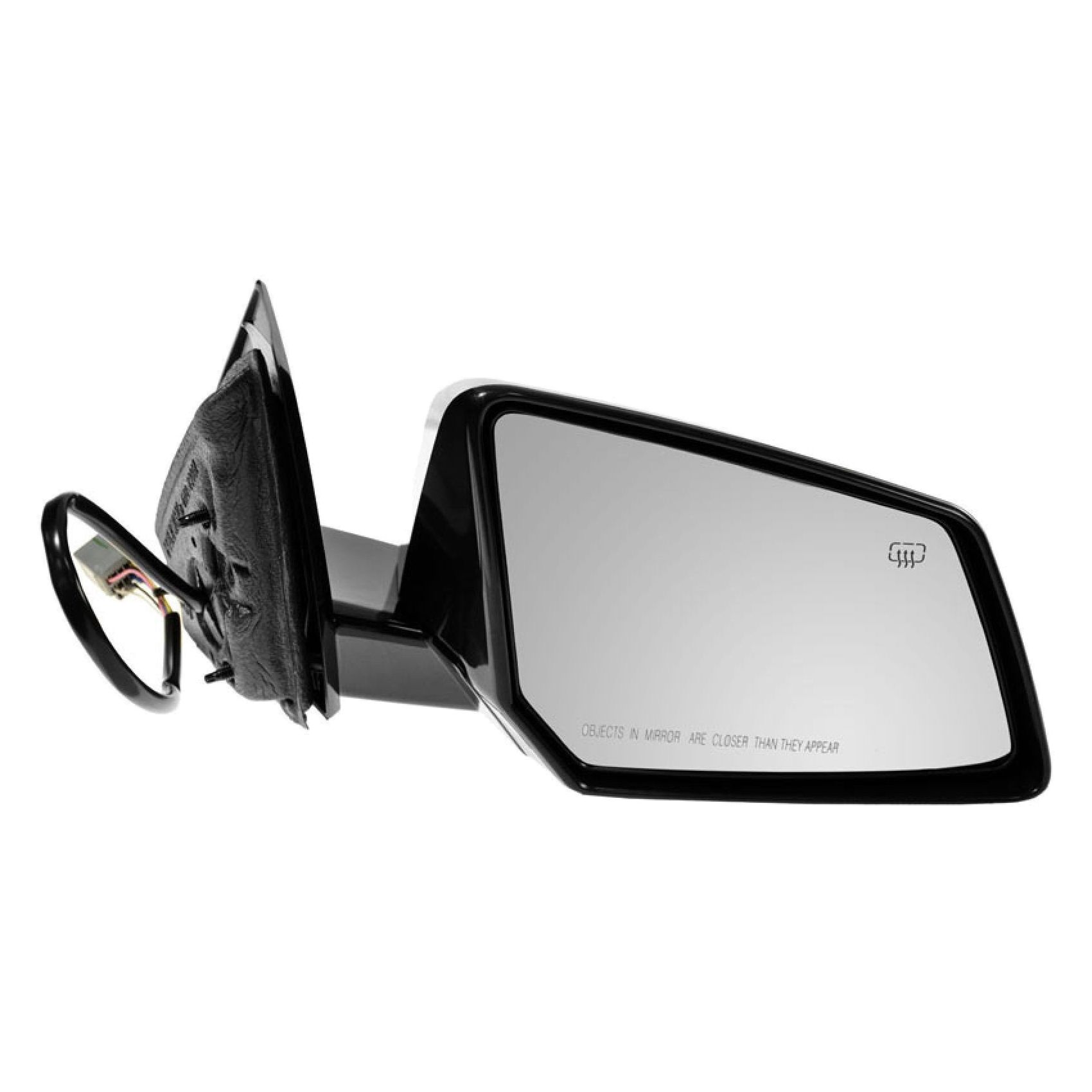 Side Mirror Heated Signal Smooth Black Passenger Right For Chevy GMC Saturn