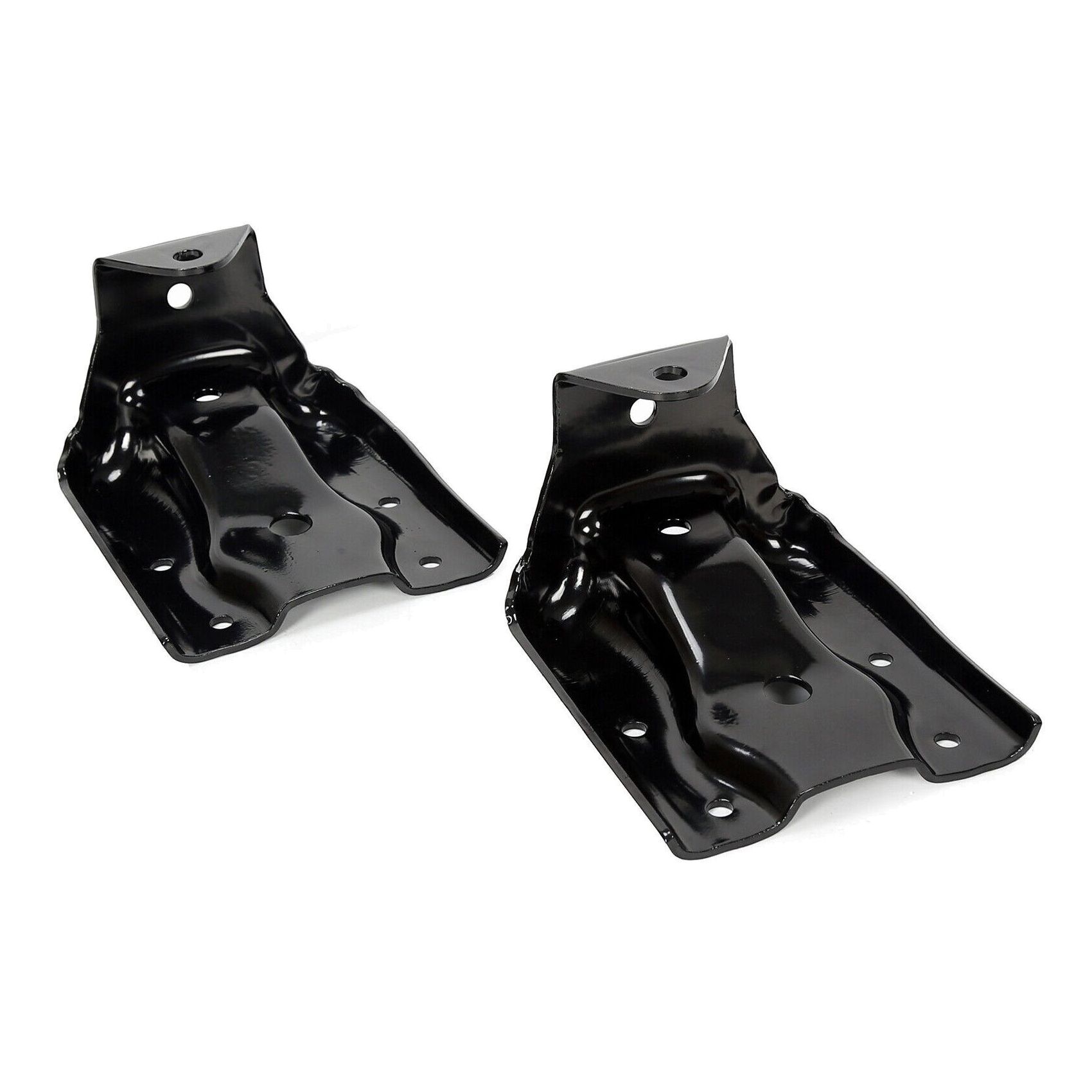2pcs Rear Leaf Spring Hanger Shackle Bracket Kit For Chevy Silverado GMC Sierra