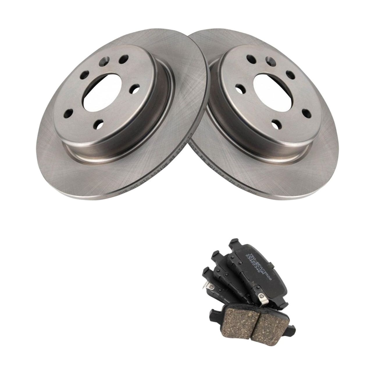 Rear Ceramic Disc Brake Pads & Rotor Kit For 2017-2019 Cruze Hatchback Volt