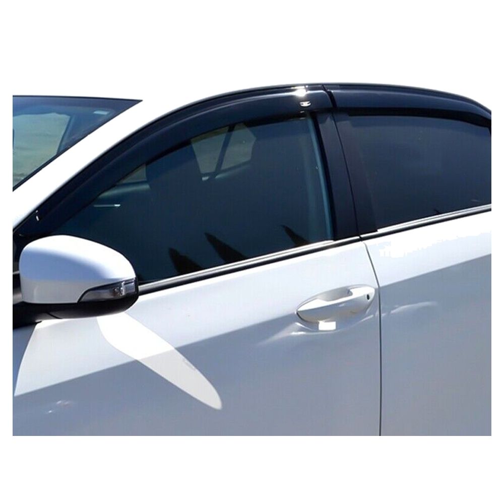 Fits 14-19 Toyota Corolla Sedan 4-Door Acrylic Window Visors Sun Rain Guard 4PCS