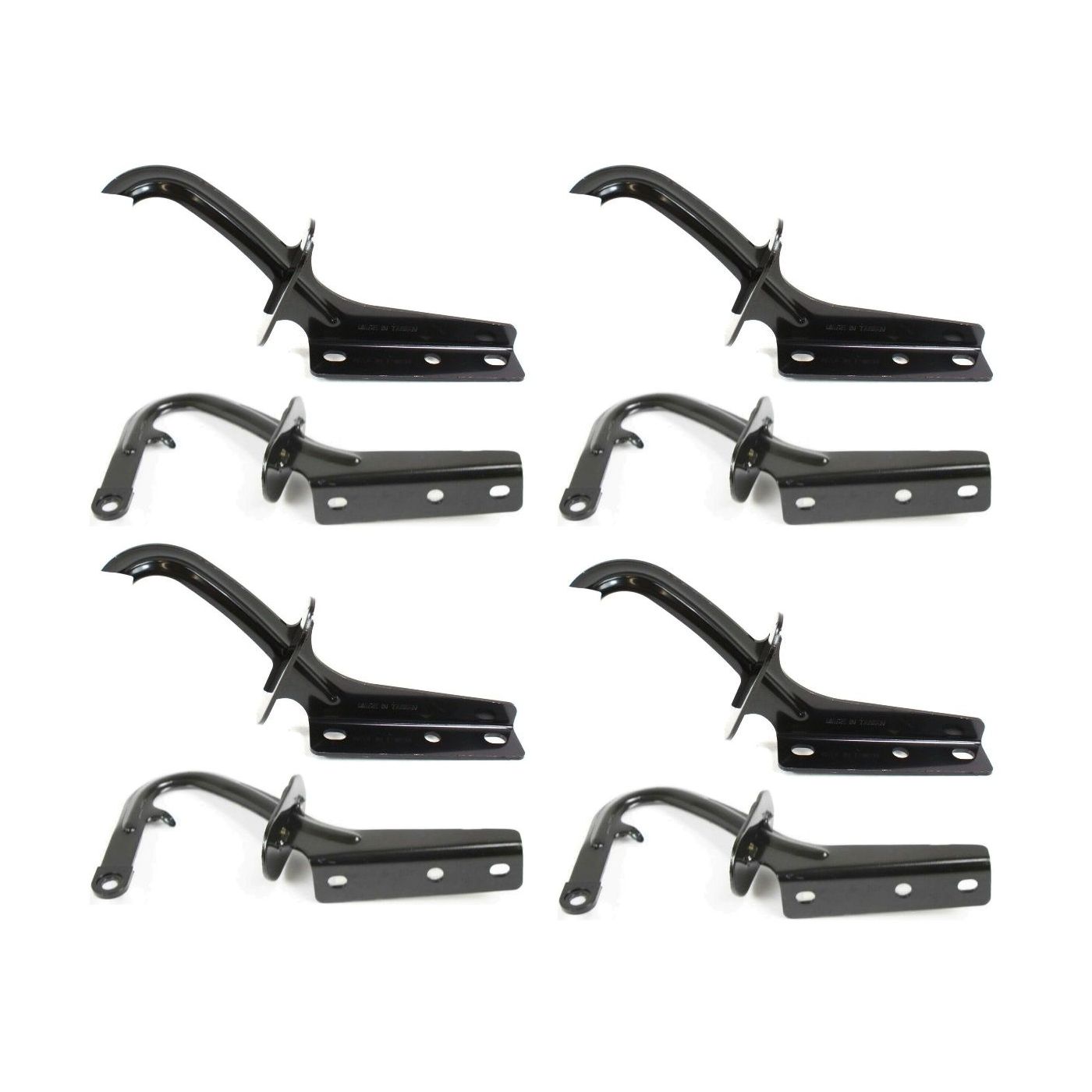 8 PCS - Set Hood Hinges Left-and-Right For Nissan Hardbody Truck LH & RH