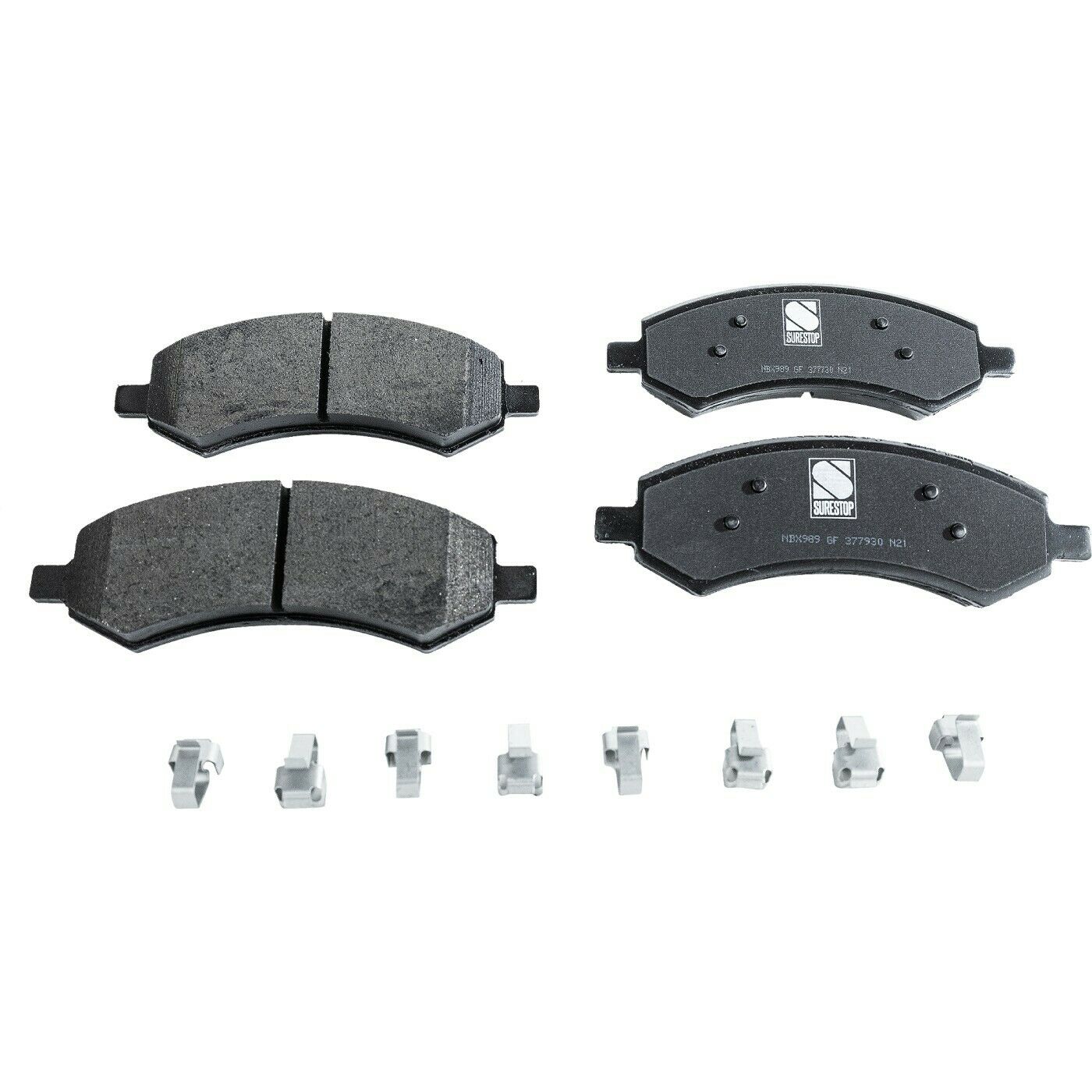 4 Sets Of - Brake Pad Set For Chrysler Dodge Jeep Mitsubishi Ram Front 2-Wheel Set