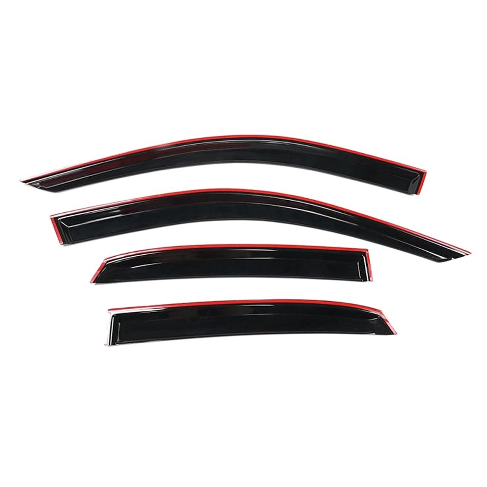 Fits 13-19 Audi A3 S3 RS3 Sedan Window Visors Acrylic Wind Deflector 4Pc Set