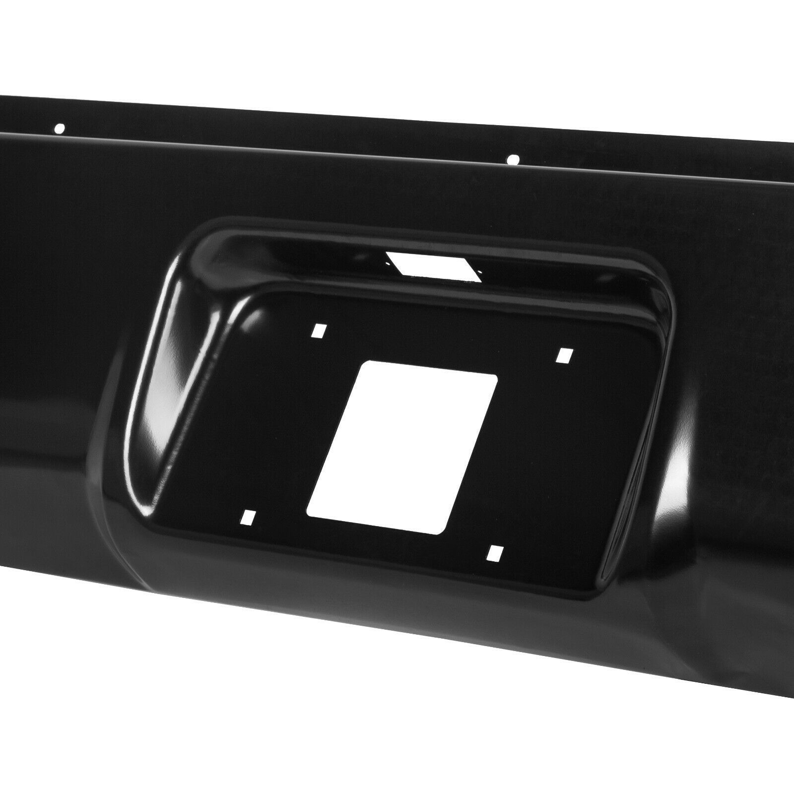 Rear Steel Bumper Roll Pan For Sierra Silverado Fleetside